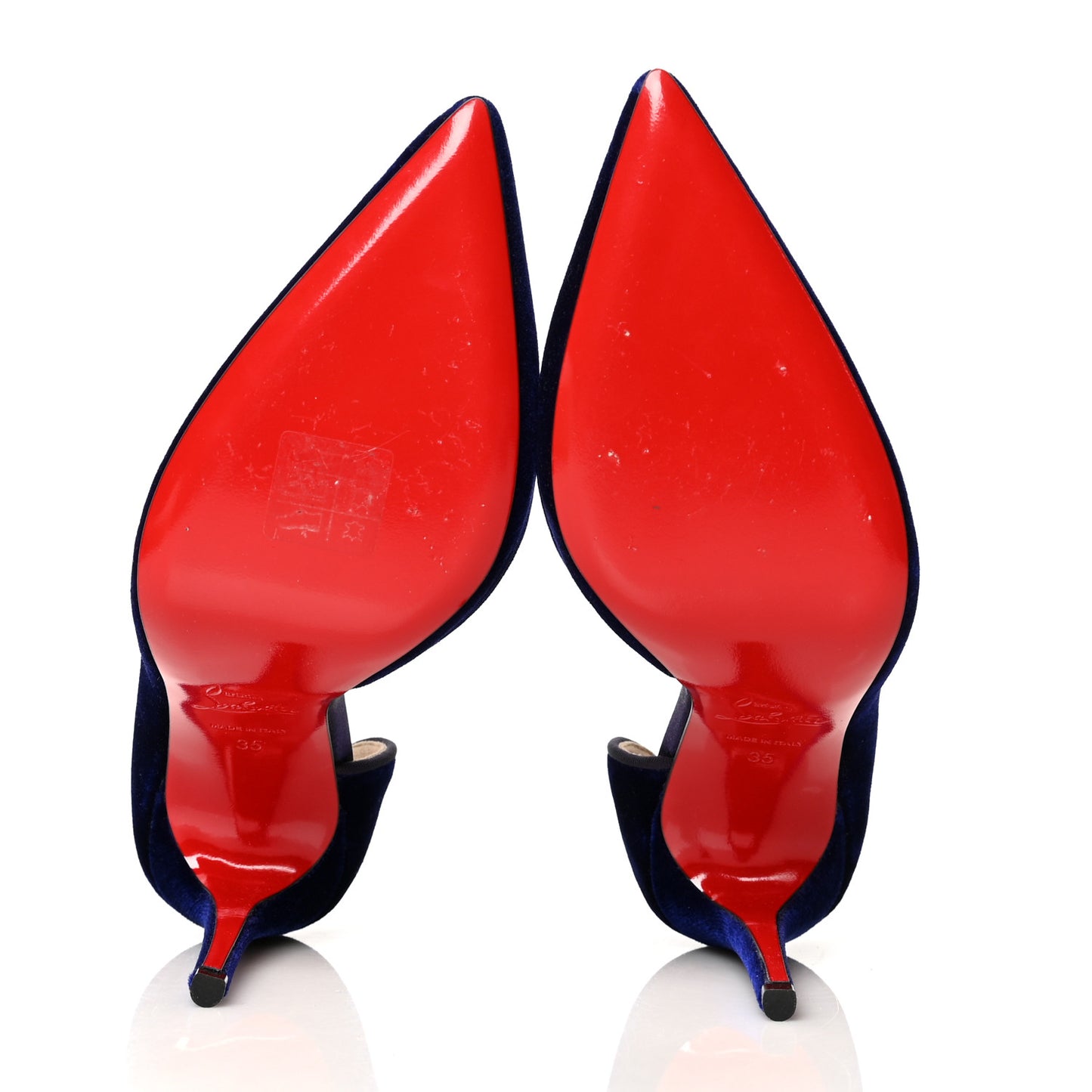 Veau Velours Iriza 100 Pumps 35 Blueberry