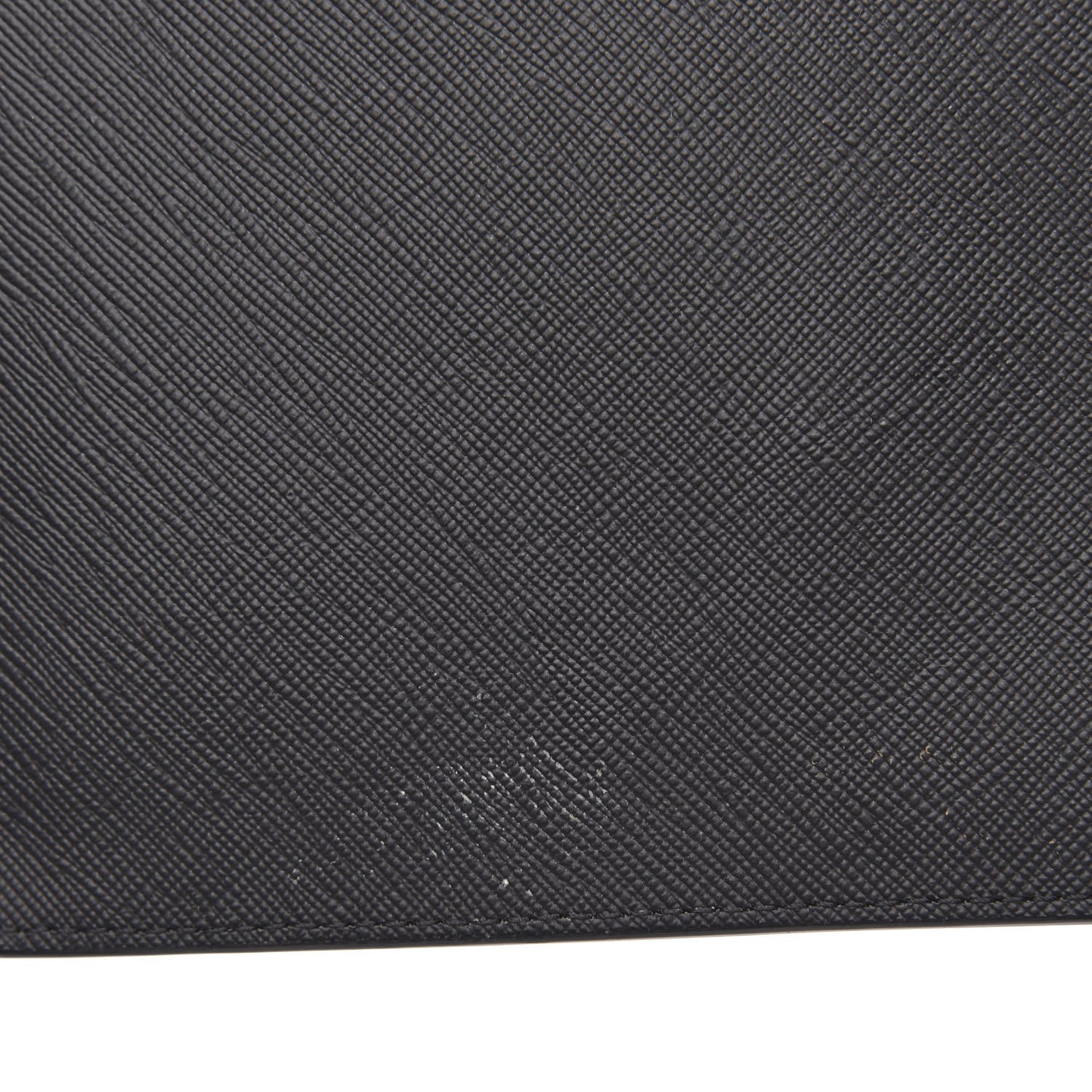 Coated Canvas Medium Virginia Bitch Print Zip Pouch Black