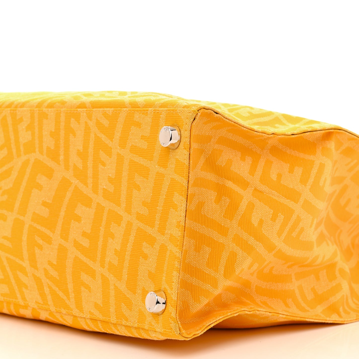 X SARAH COLEMAN Fabric Jacquard Vitello Grace Light FF Vertigo East West Shopper Tote Mimosa