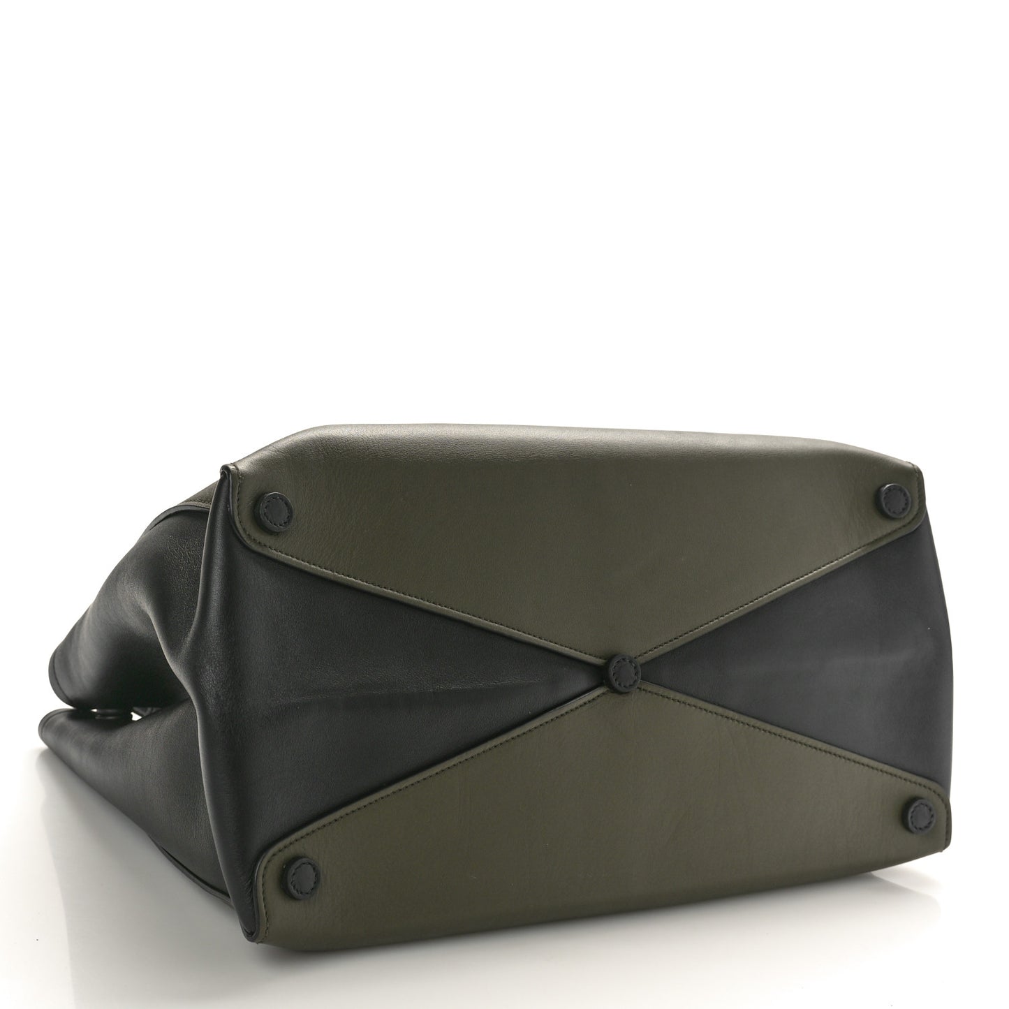 City Calf Double Bag Black Green