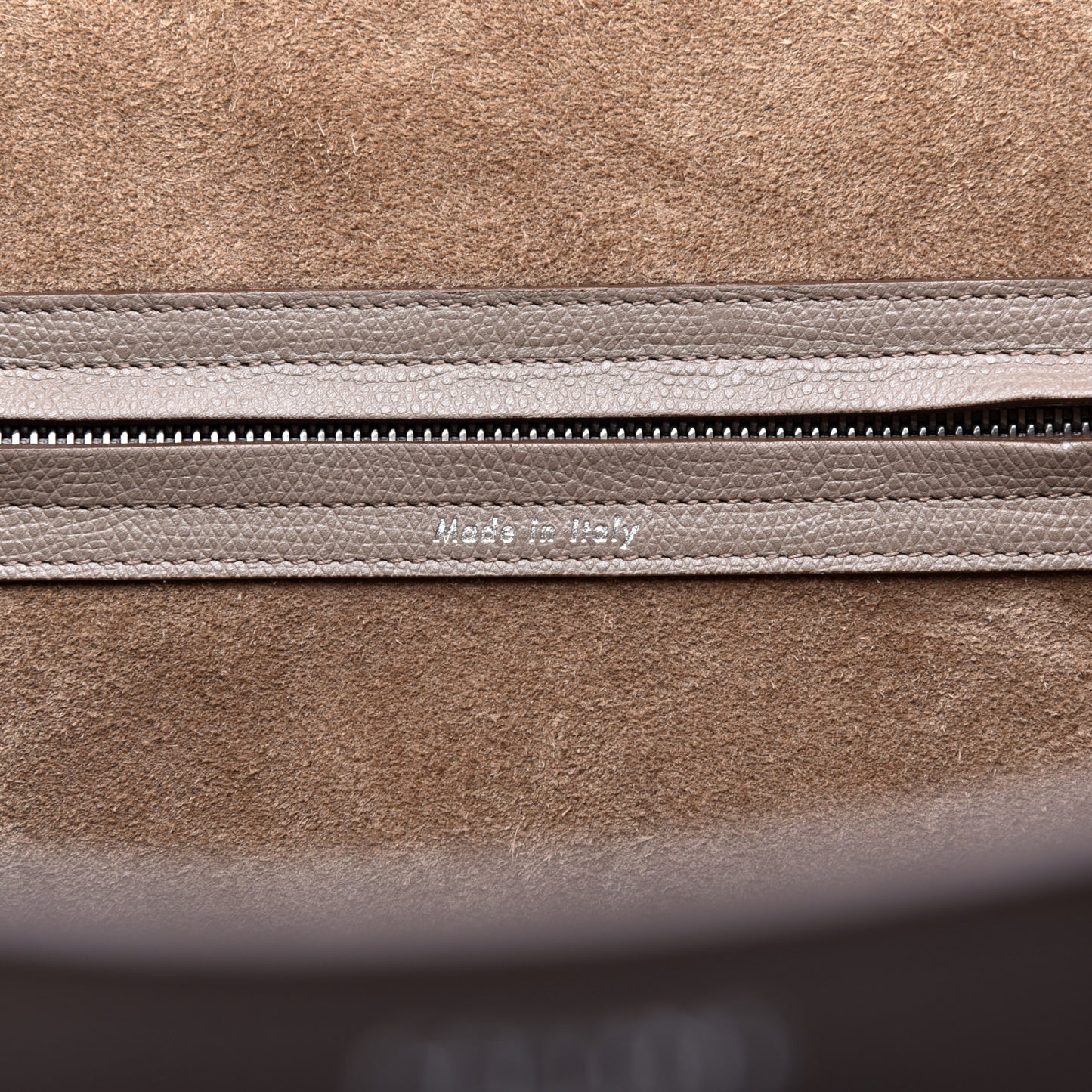 Baby Grained Calfskin Medium Phantom Luggage Taupe
