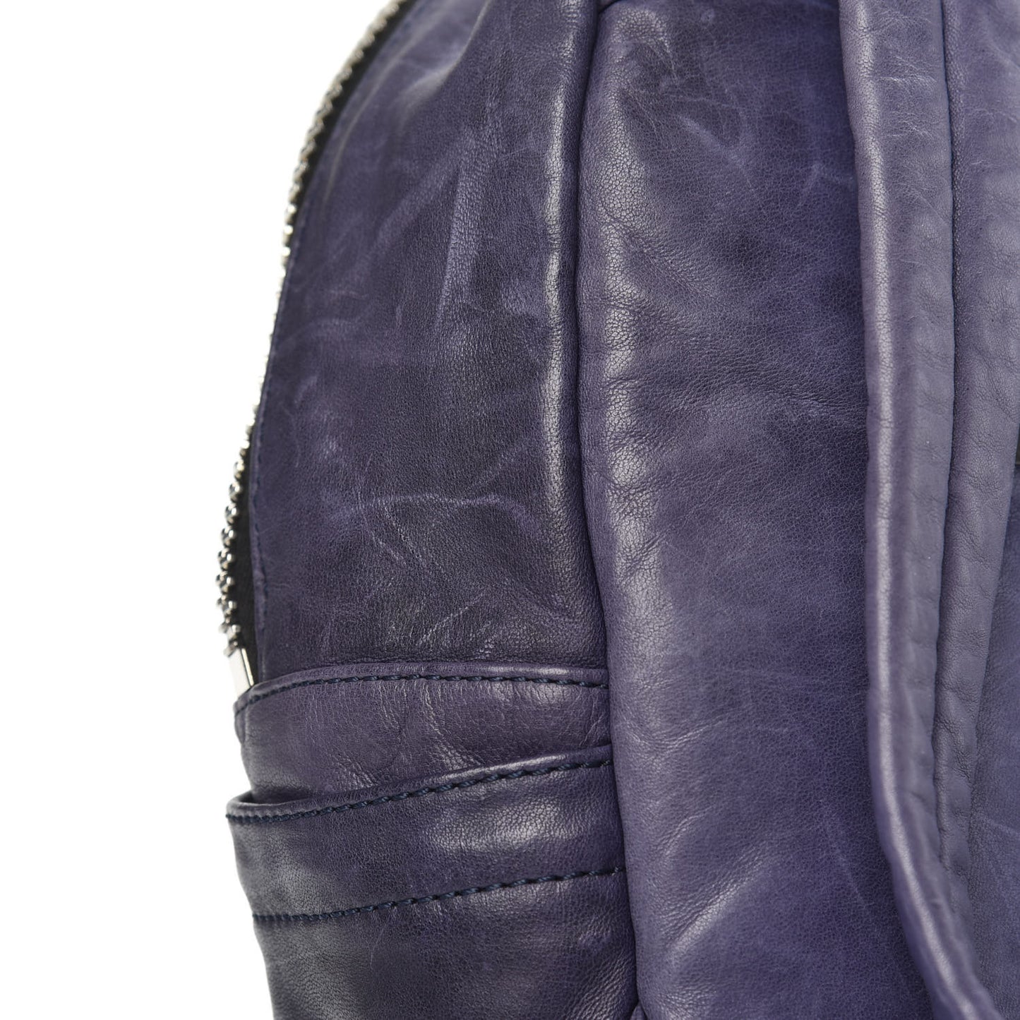 Lambskin Small Tumbler Backpack Navy