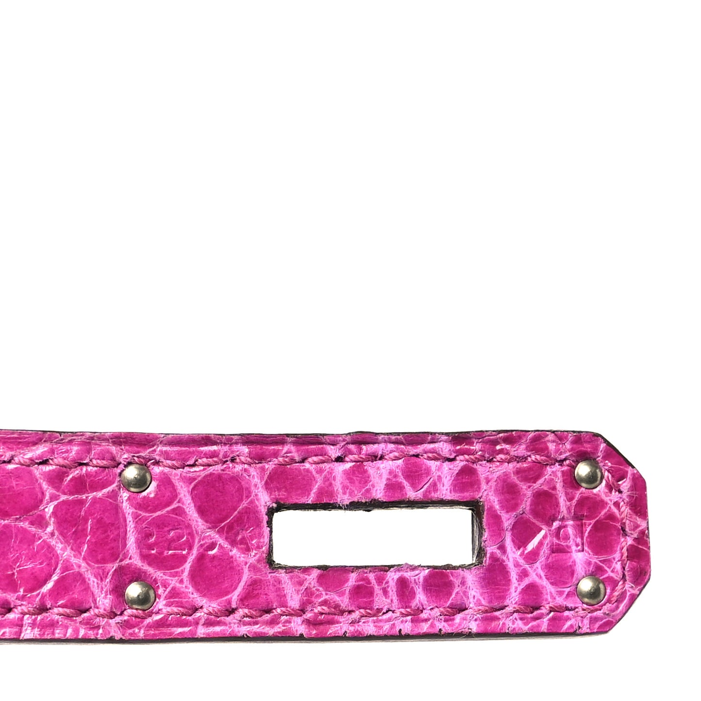 Shiny Porosus Crocodile Birkin 35 Rose Scheherazade