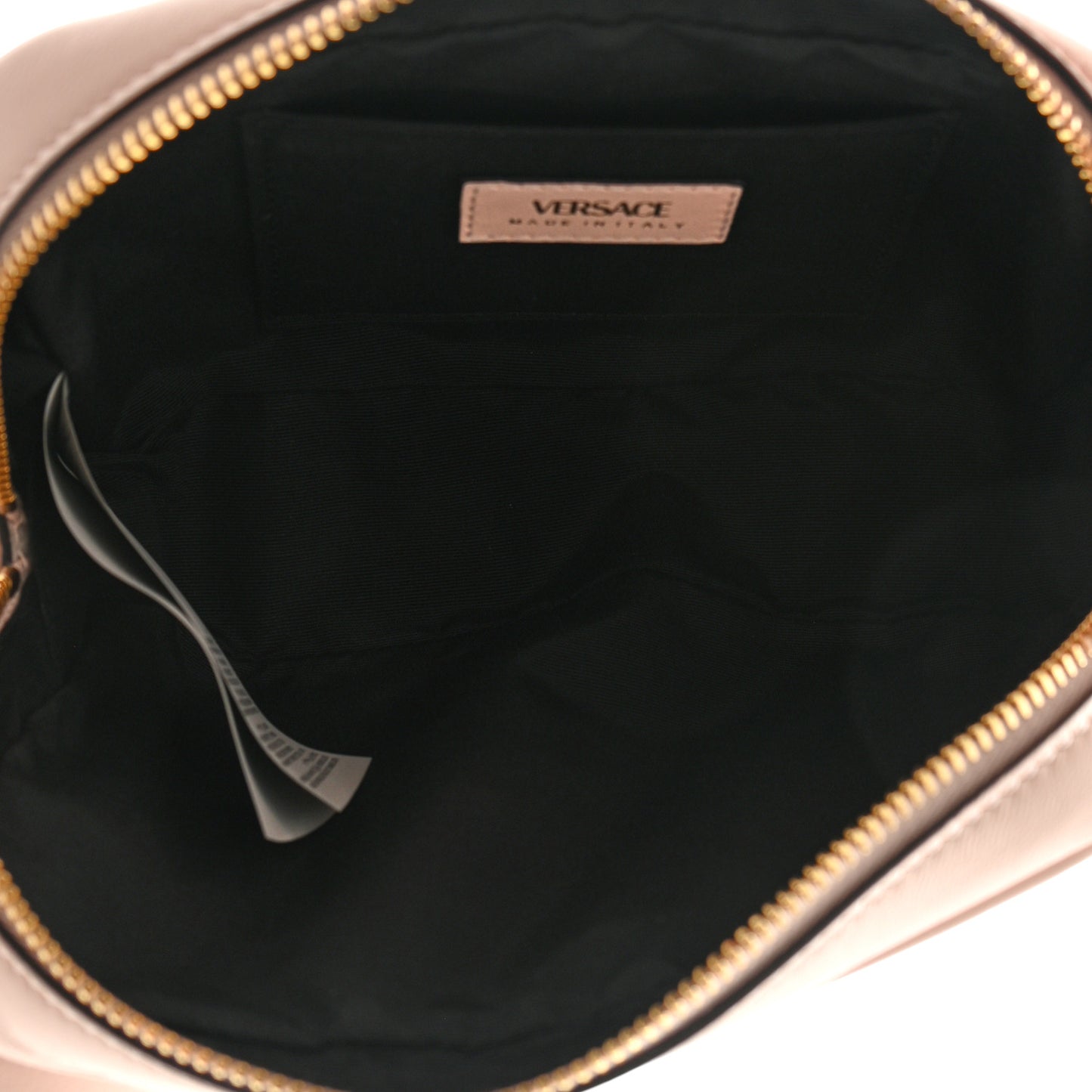 Nappa Quilted La Medusa Camera Bag Light Pink