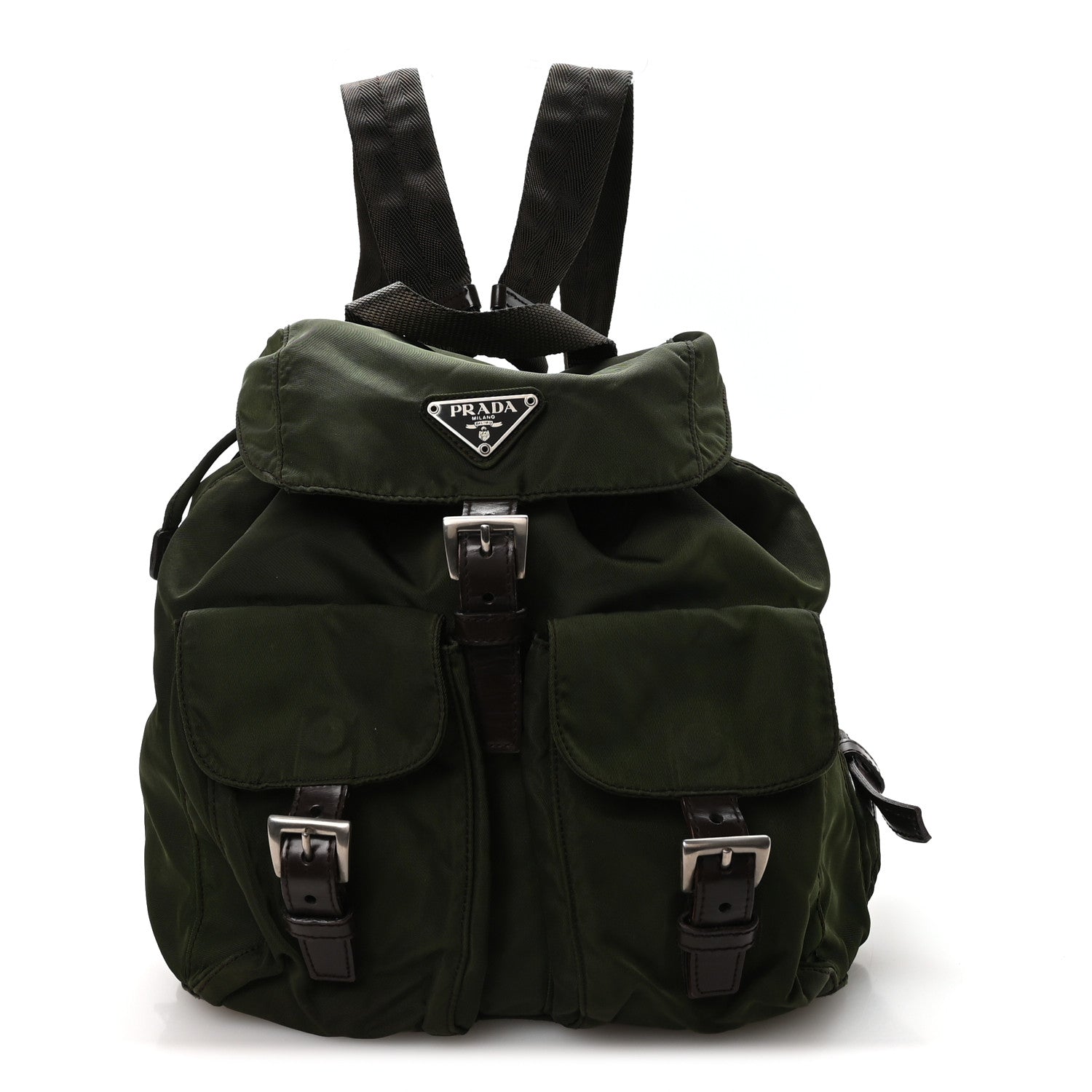 dark green mini backpack Prada Nylon Vela Small Backpack Dark Green 1853127 – FASHIONPHILE