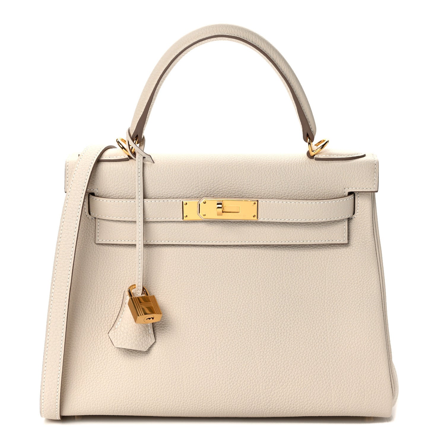 Hermes Togo Kelly Retourne 28 Craie 1 of 12