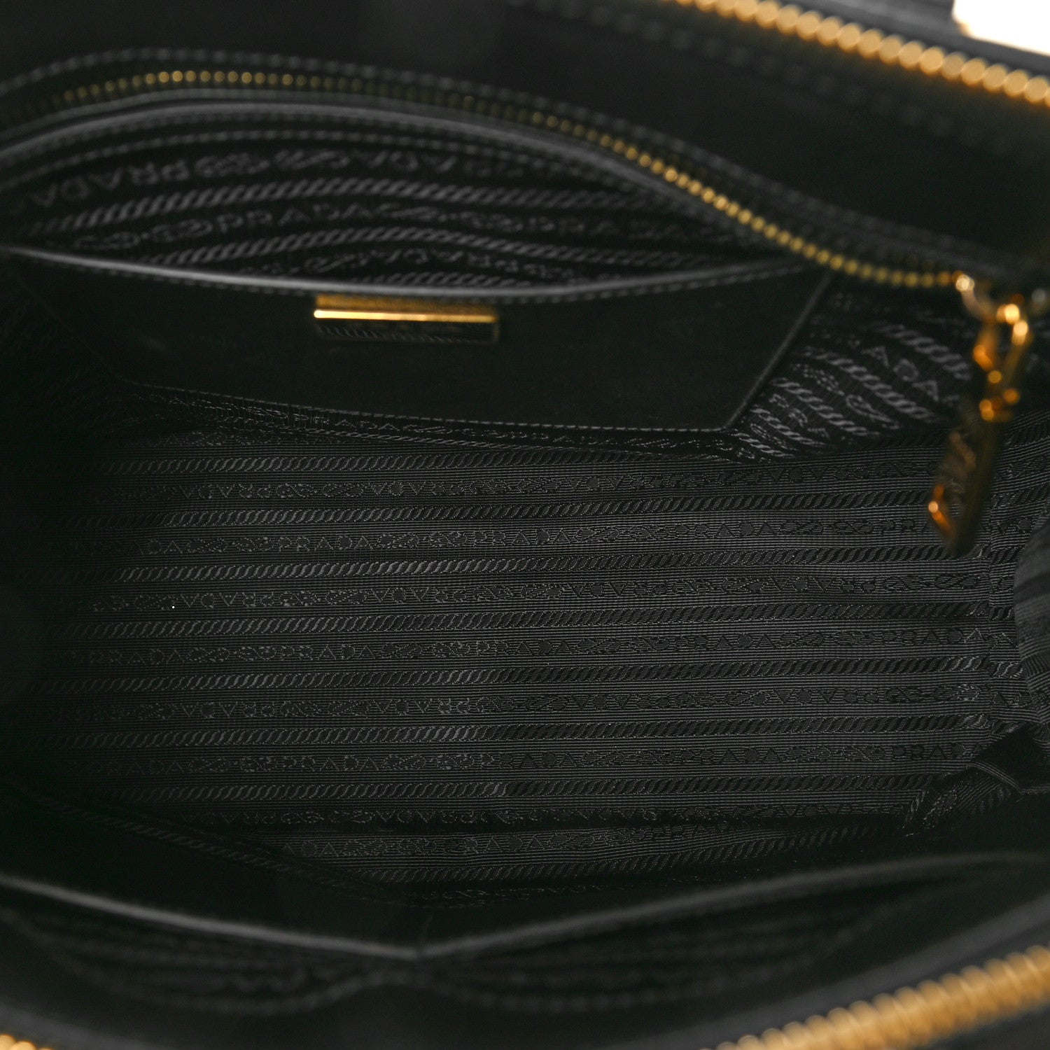 Prada Saffiano Medium Galleria Double Zip Tote Black 5 of 10