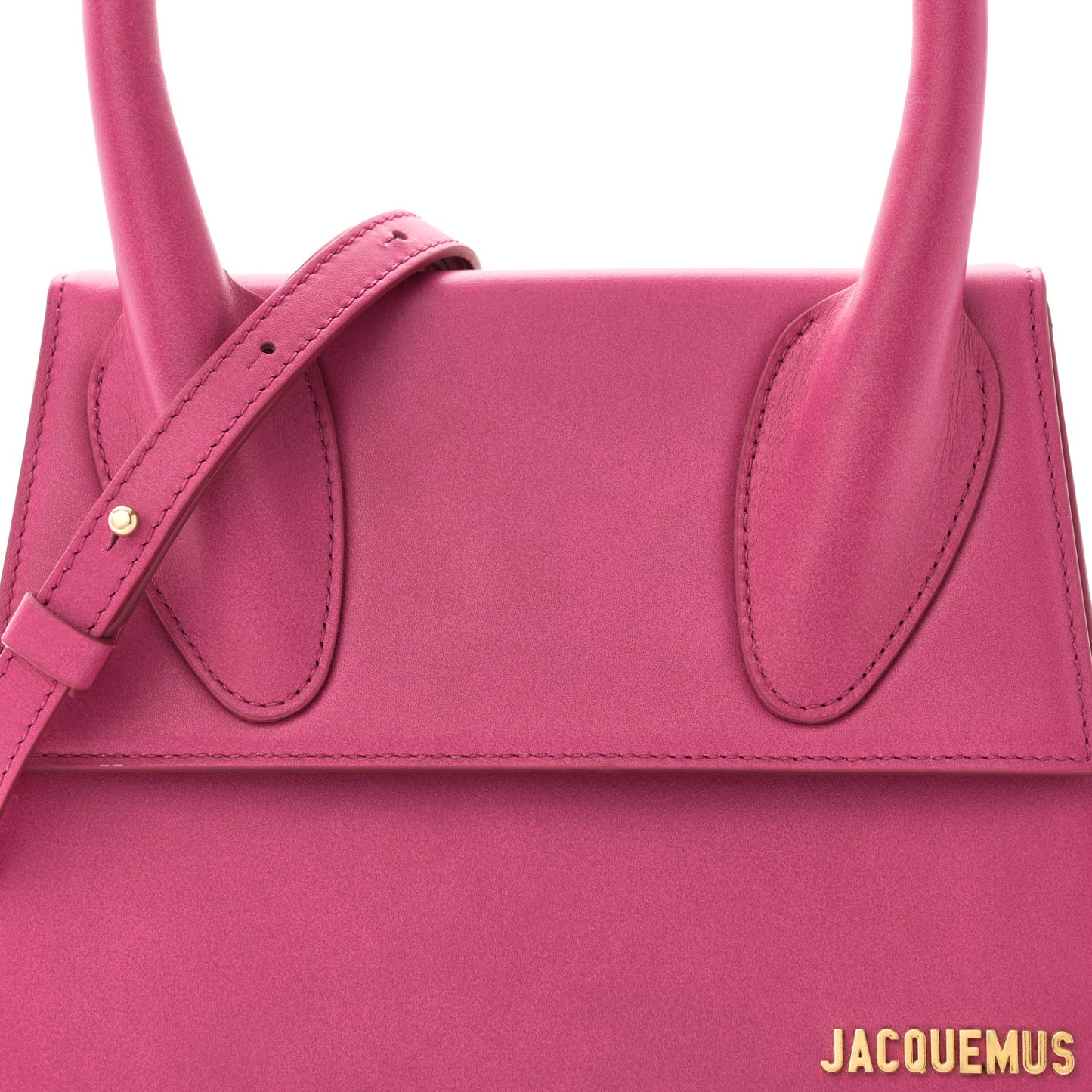 Smooth Calfskin Le Grand Chiquito Dark Pink