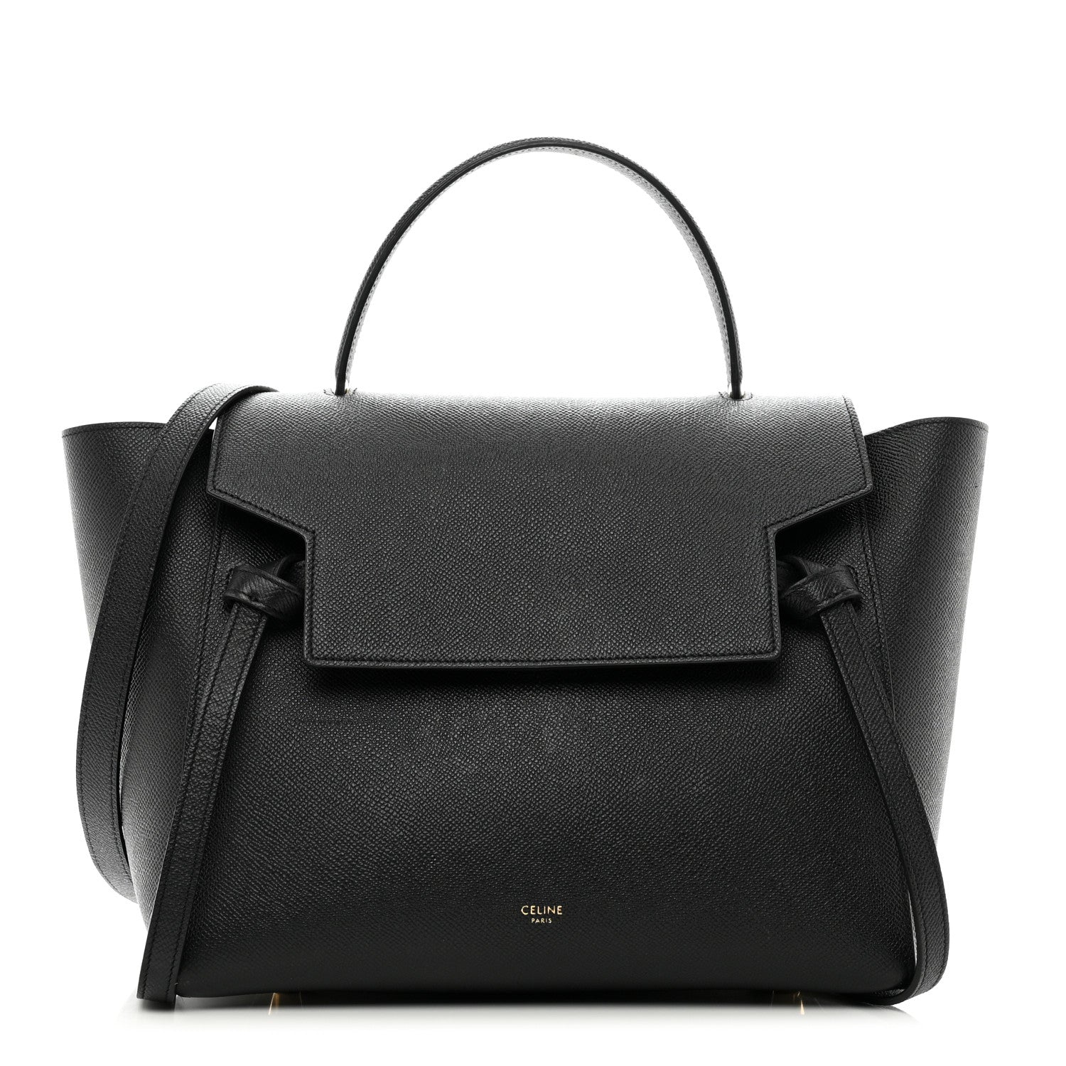 Celine Grained Calfskin Mini Belt Bag Black 1 of 10