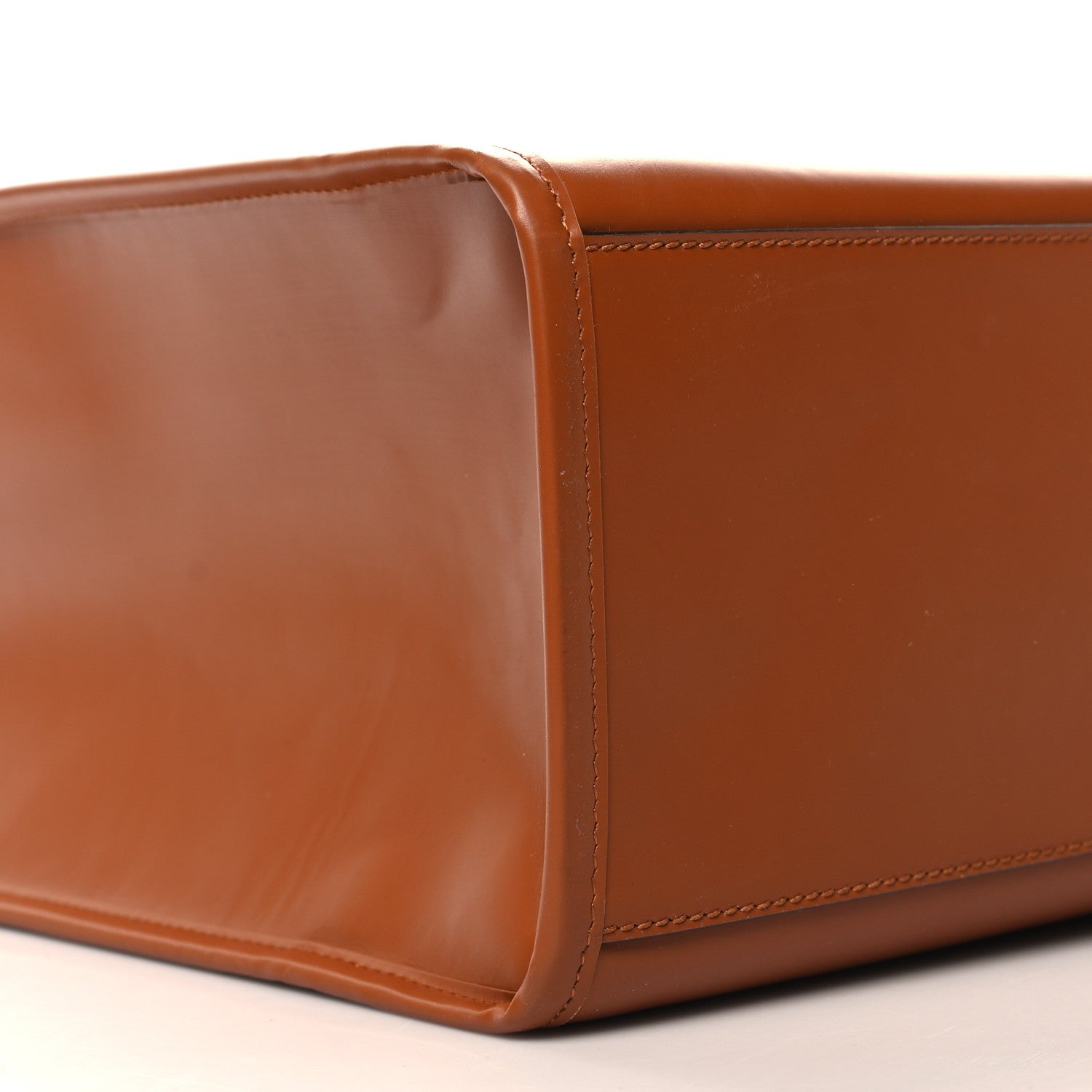 Fendi Vitello King Plexiglass Medium Fendi Sunshine Shopper Tote Cuoio 8 of 10