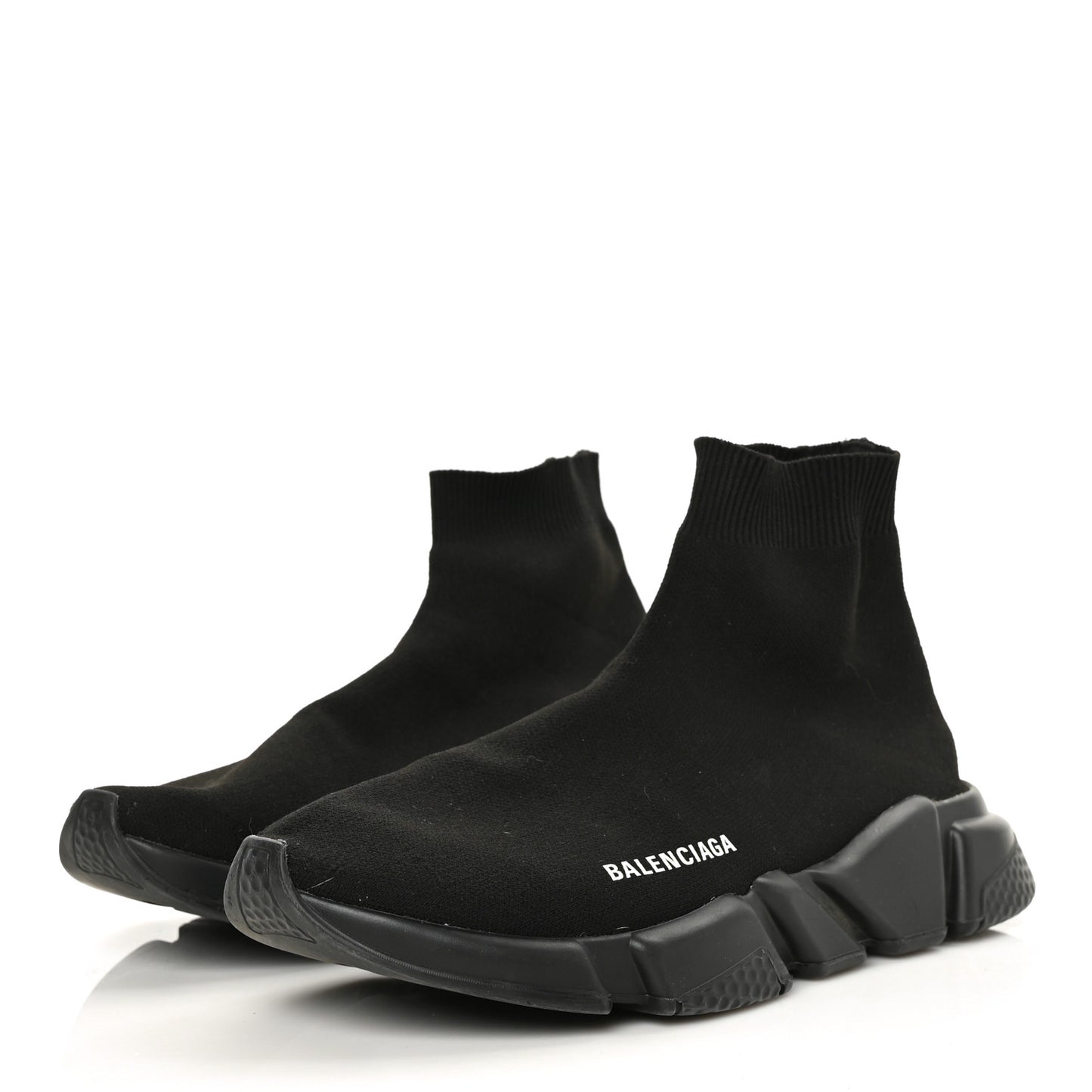 Neoprene Knit Mens Speed Sneakers 42 Black