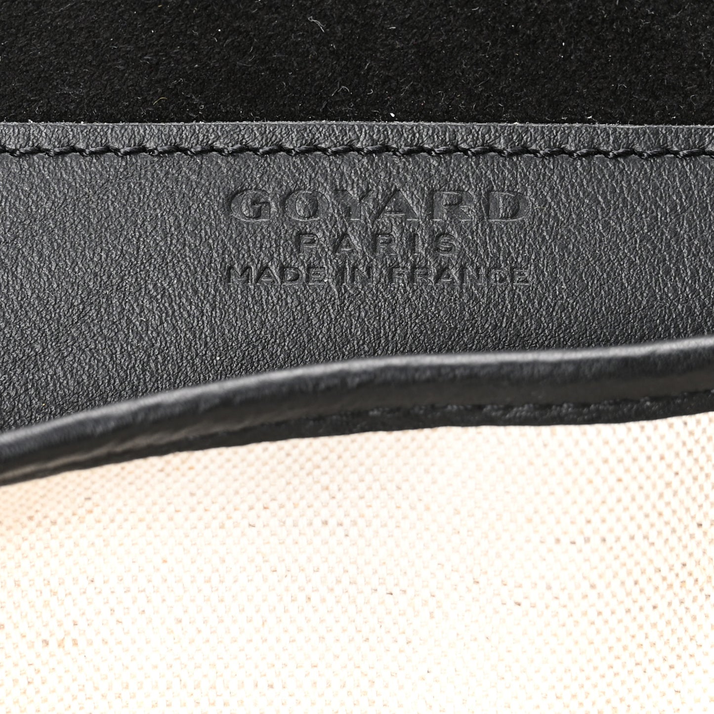 Goyardine Coursier Messenger Bag Black
