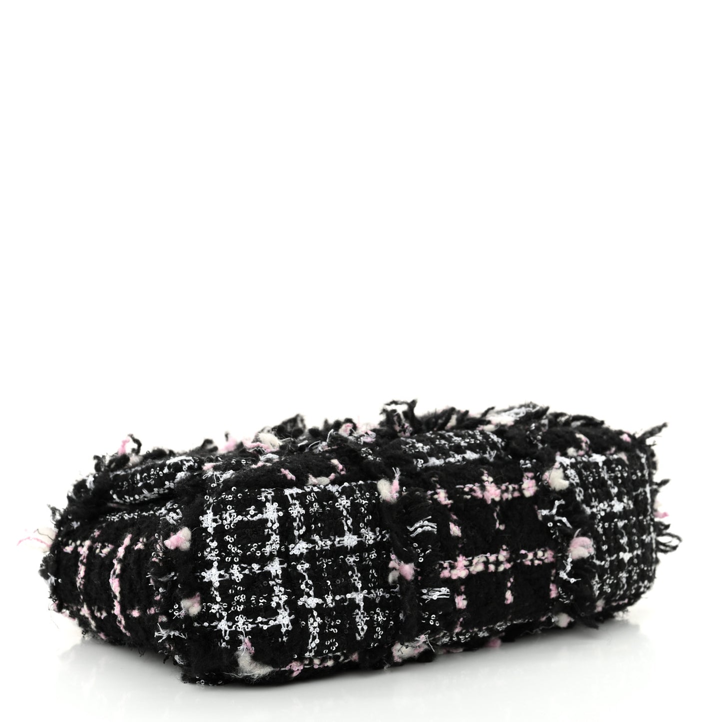 Tweed Sequin Quilted Medium Chanel 19 Flap Black Multicolor