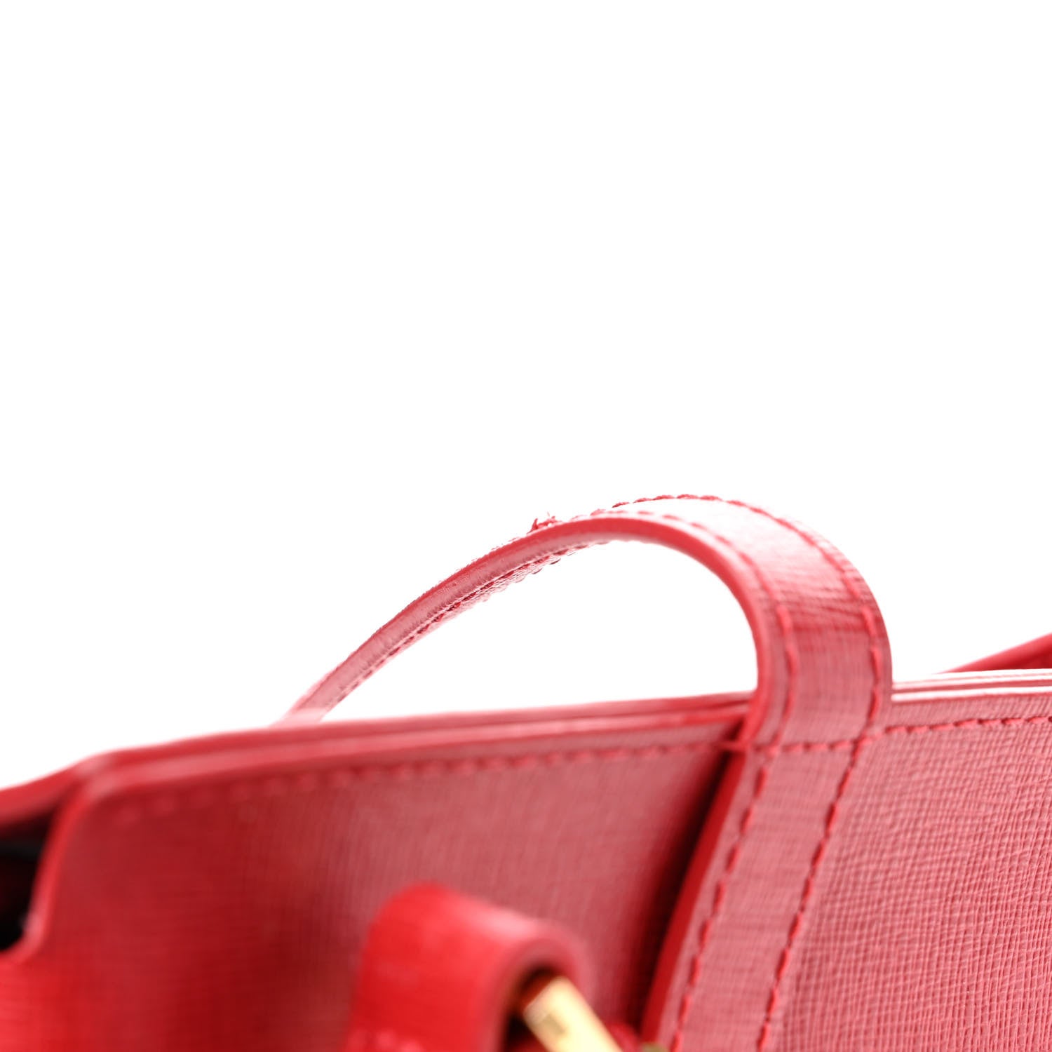 Mansur Gavriel Saffiano Lady Bag Flamma 14 of 14