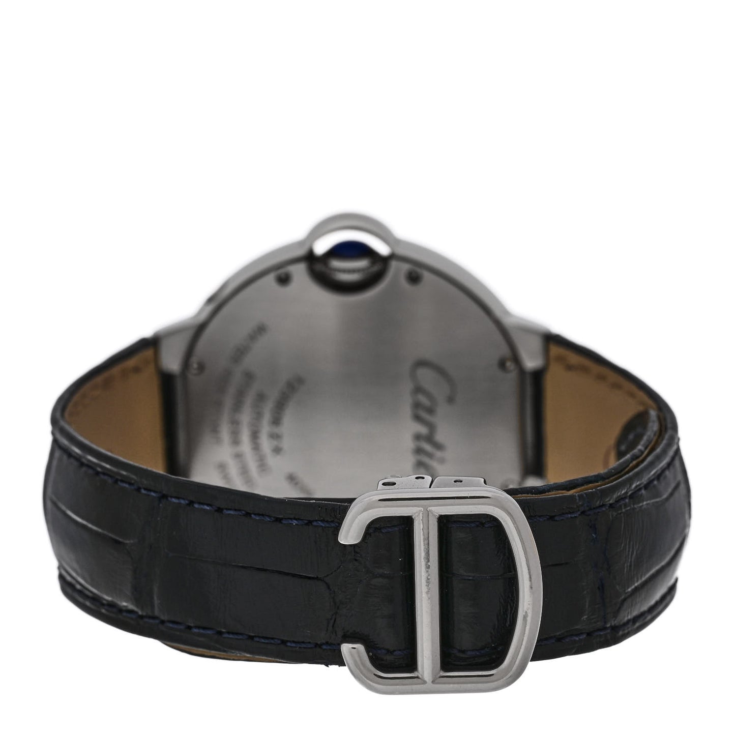 Stainless Steel Alligator 37mm Ballon Bleu De Cartier Moonphase Automatic Watch