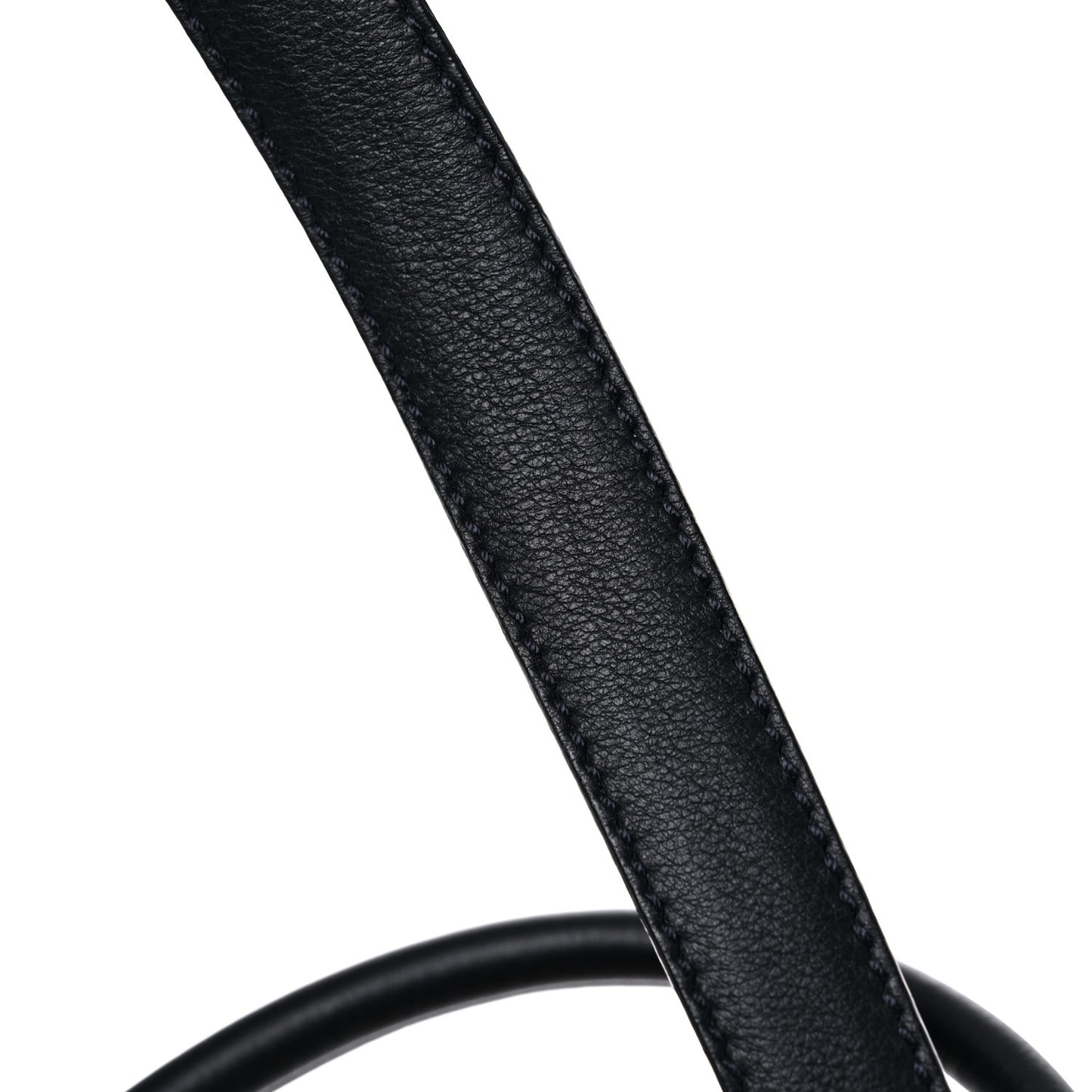 Calfskin Beaded Small Drawstring Satchel Black Multicolor