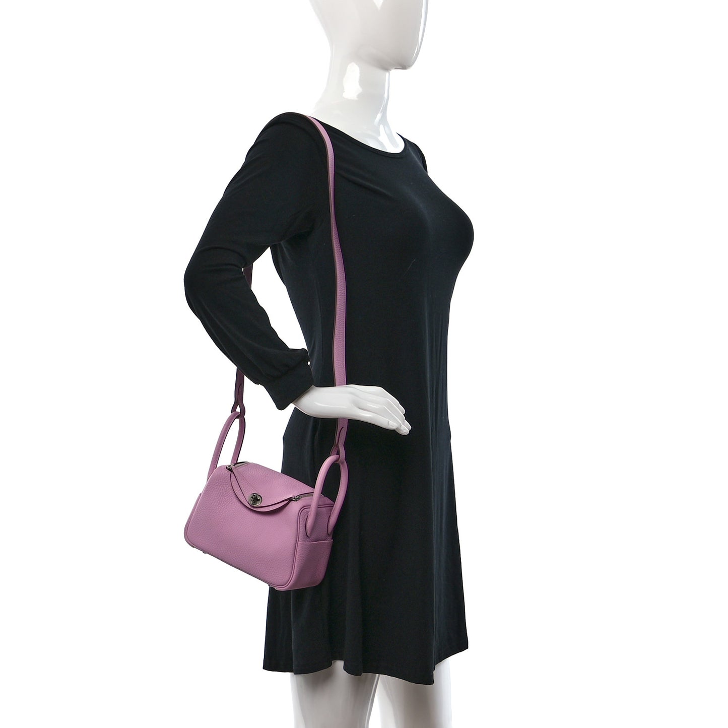 Taurillon Clemence Mini Lindy 20 Mauve Sylvestre