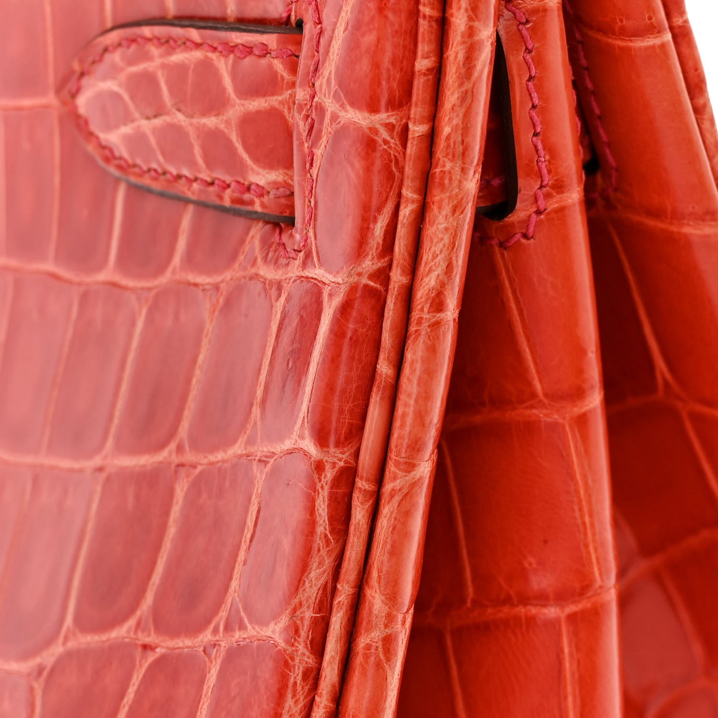 Shiny Niloticus Crocodile Birkin 30 Sanguine