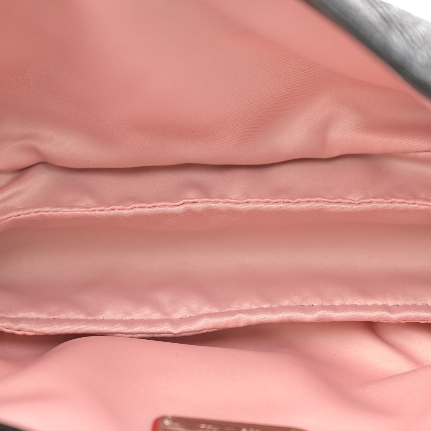 Shiny Canvas Quilted Gelly Bag Black