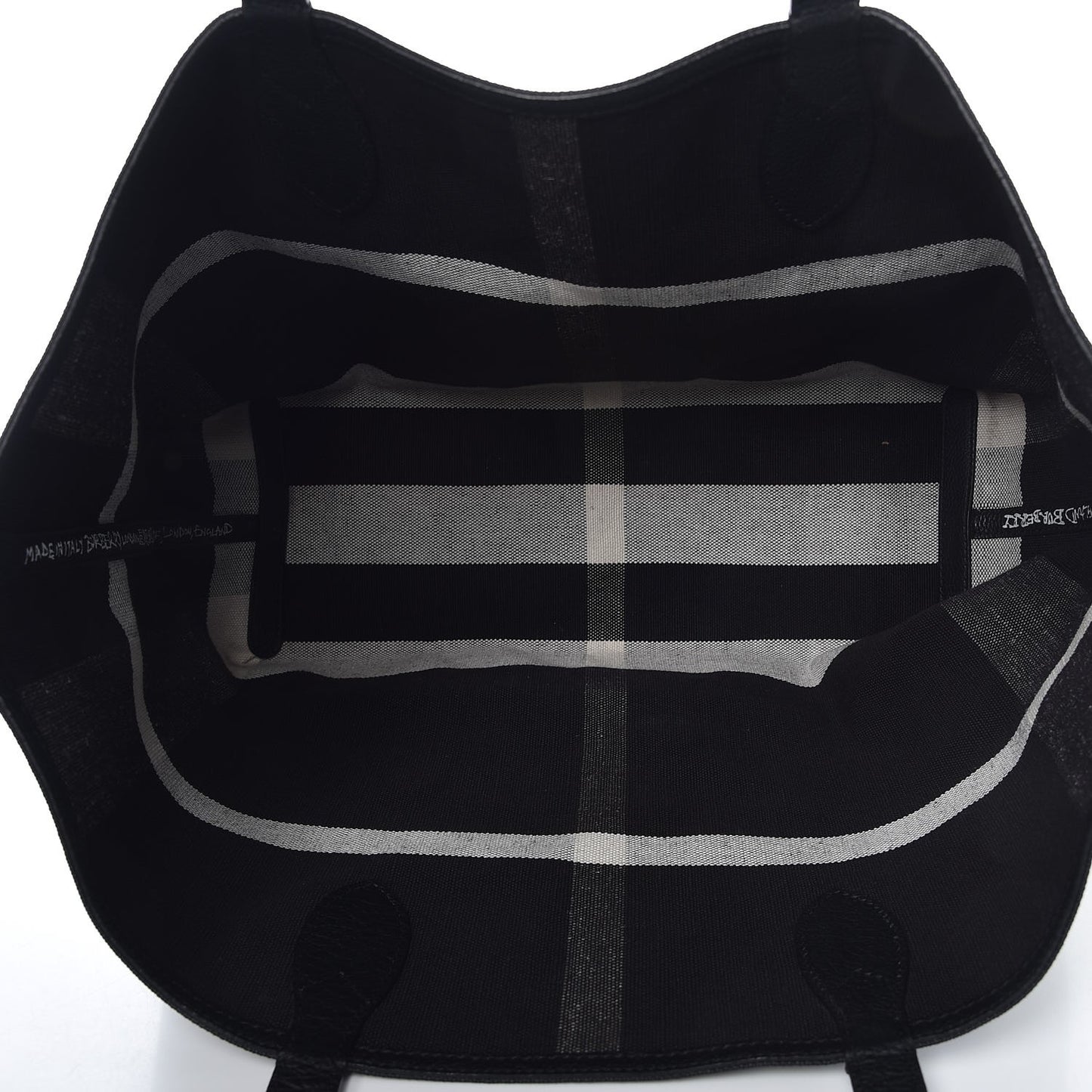 Coated Canvas Medium Reversible Doodle Tote Black