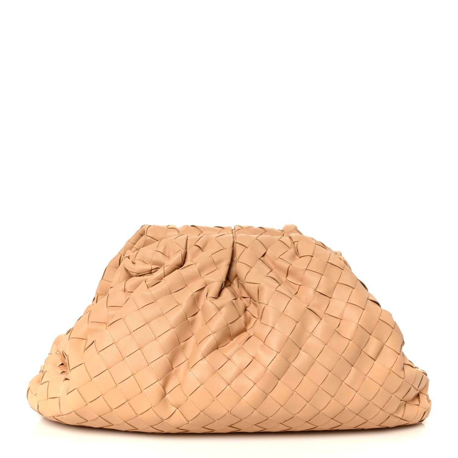 Bottega Veneta Nappa Maxi Intrecciato The Pouch Oversized Clutch