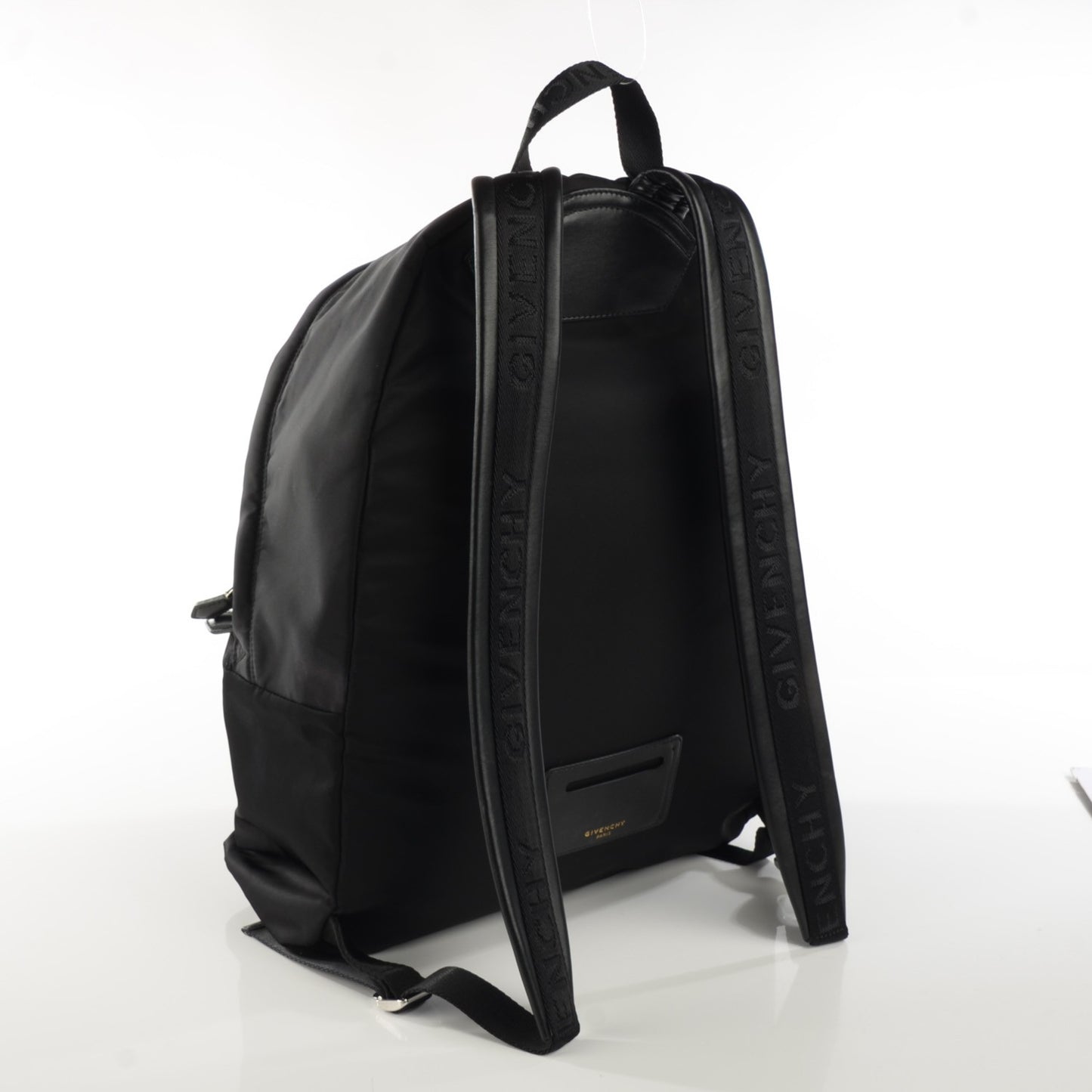 Nylon Rottweiler Print Backpack Black