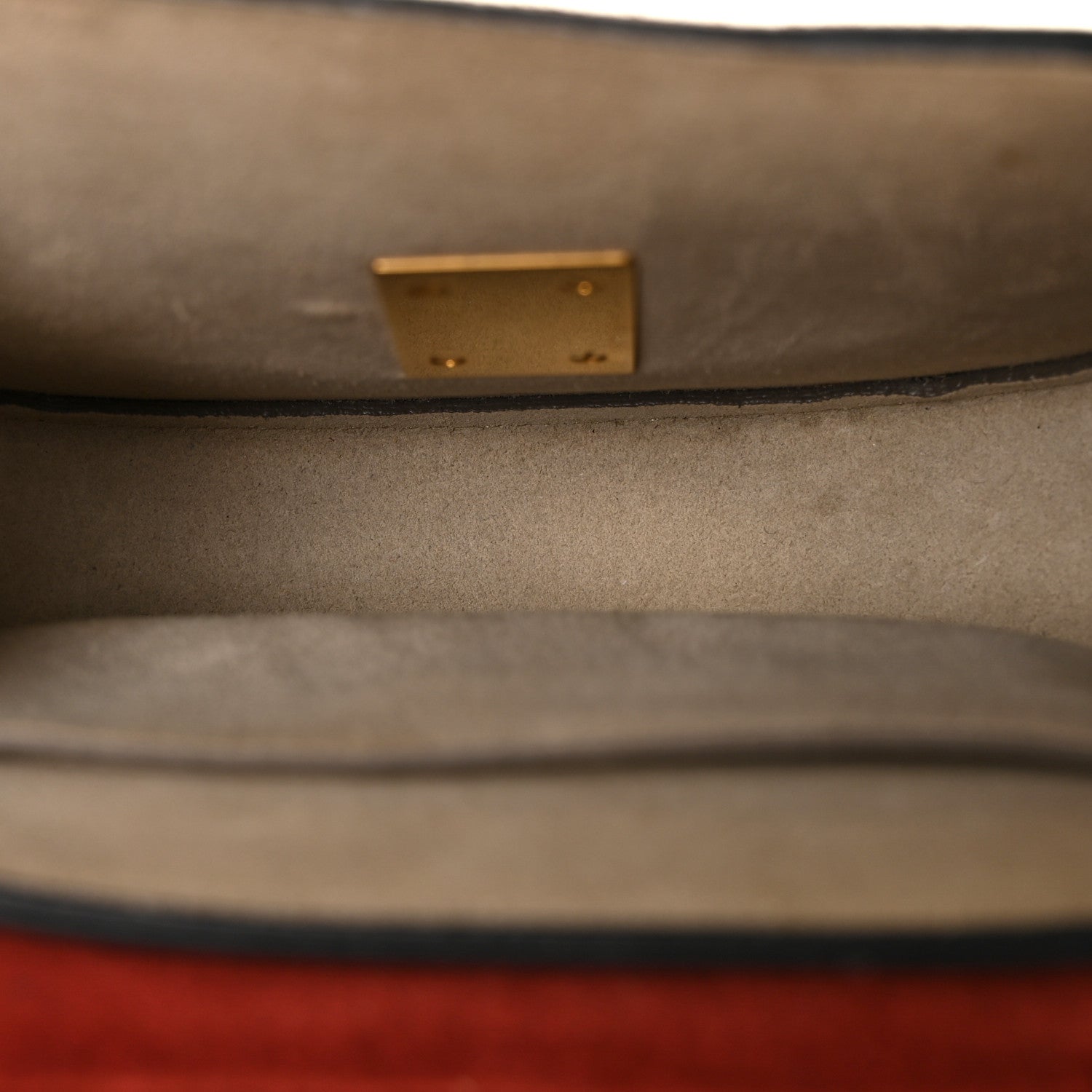 Chloe Suede Smooth Calfskin Studded Mini Drew Shoulder Bag Sienna Red Brown 5 of 10