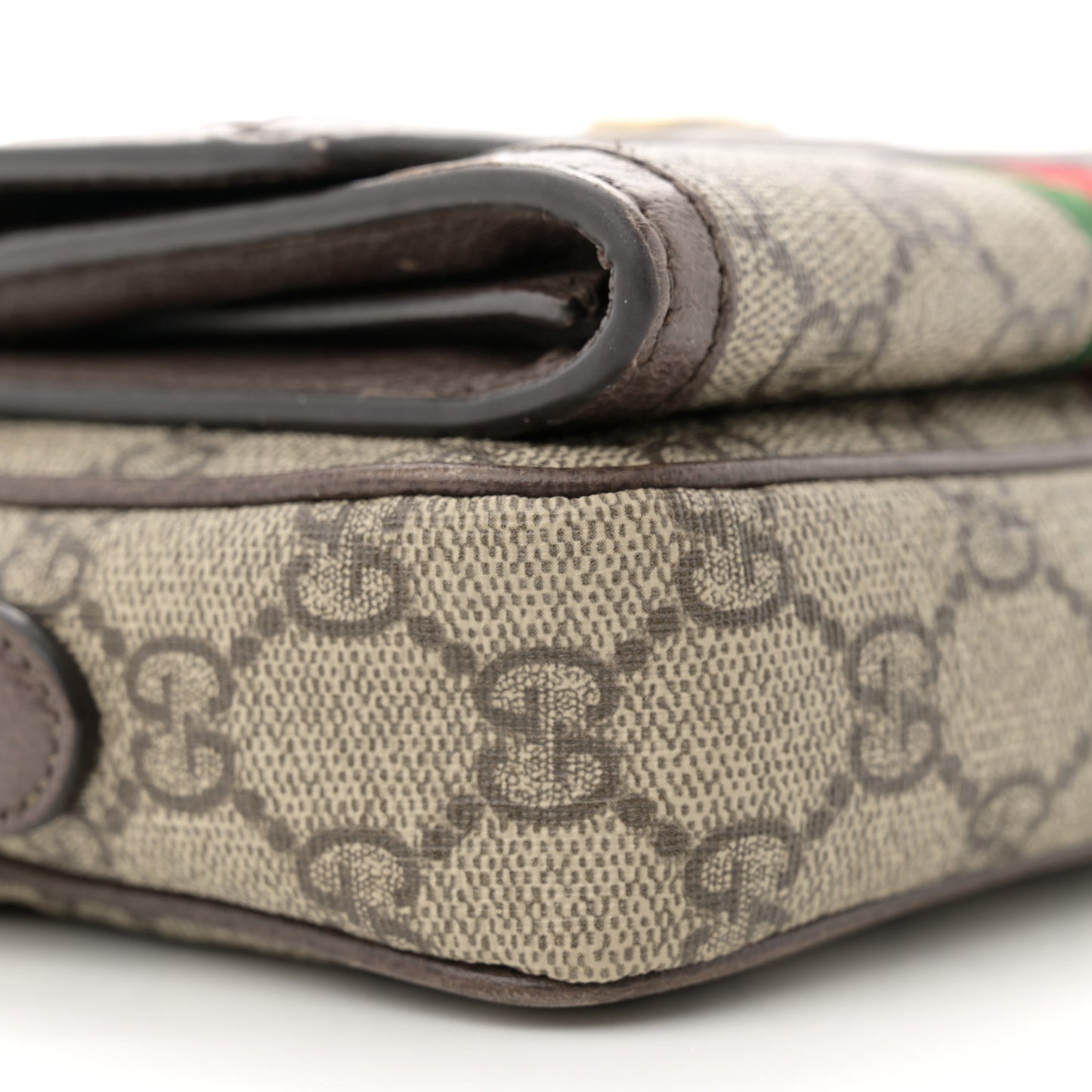 GG Supreme Monogram Web Mini Ophidia Bag Beige Ebony