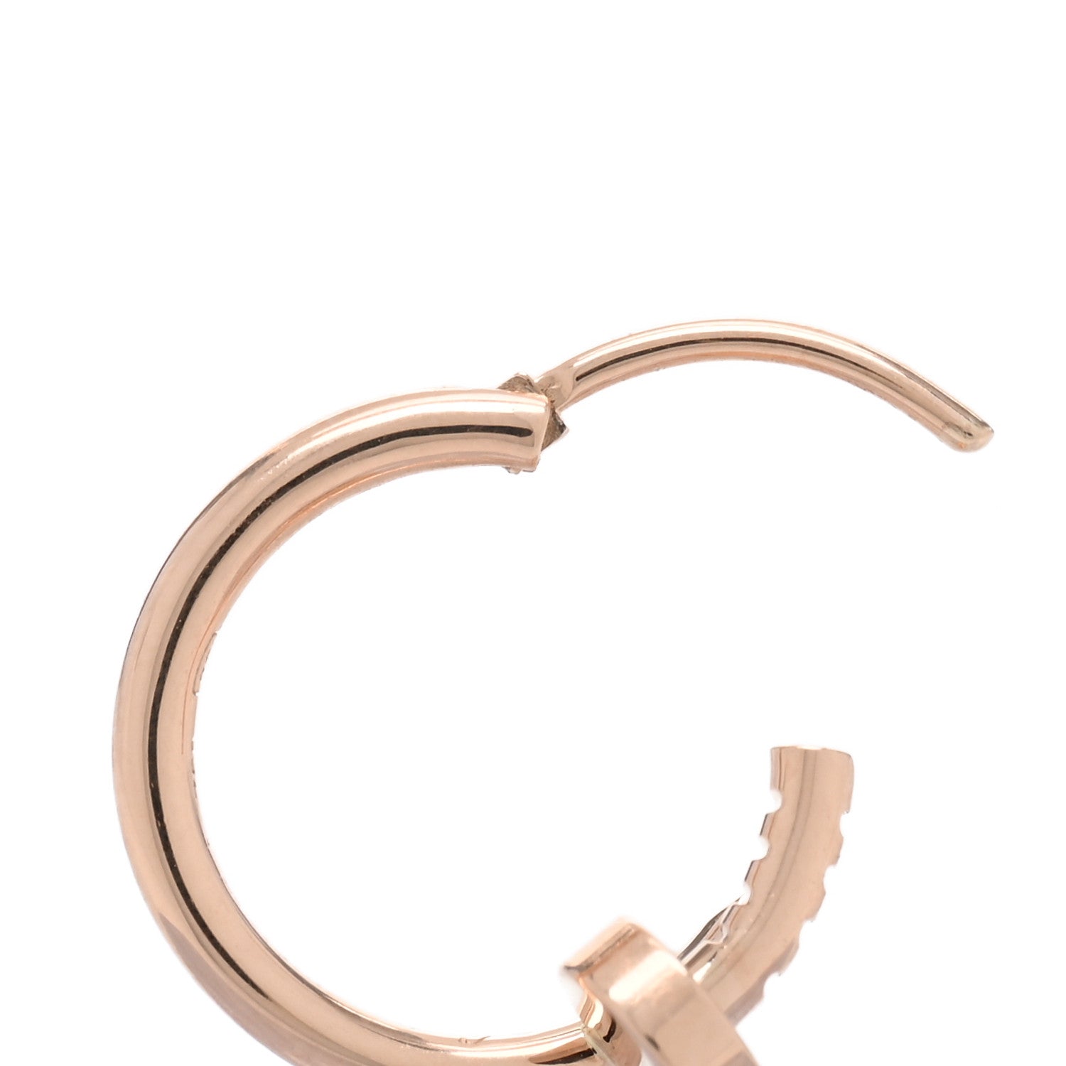 Cartier 18K Pink Gold Juste Un Clou Single Hoop Earring 3 of 5