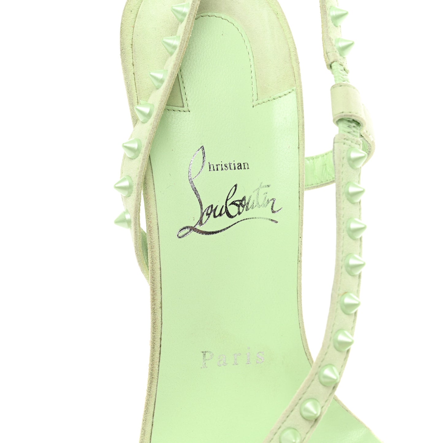 Suede Rosa Condorapik 85 Spiked Sandals 39 Studio Green