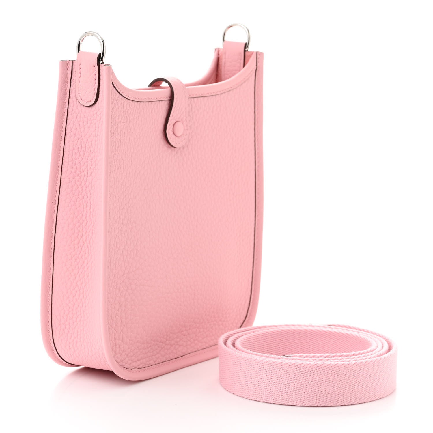 Hermes Taurillon Clemence Evelyne TPM Rose Sakura 3 of 11