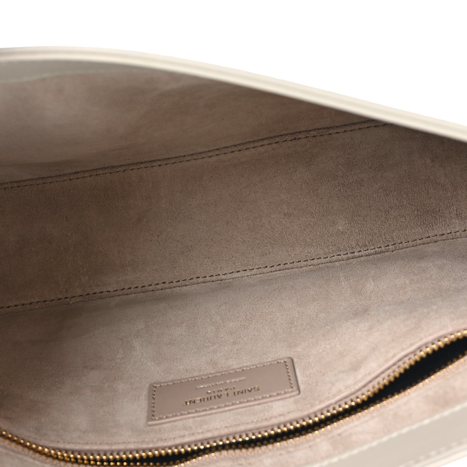 Saint Laurent Smooth Calfskin Le 5 A 7 Hobo Blanc Vintage 6 of 11