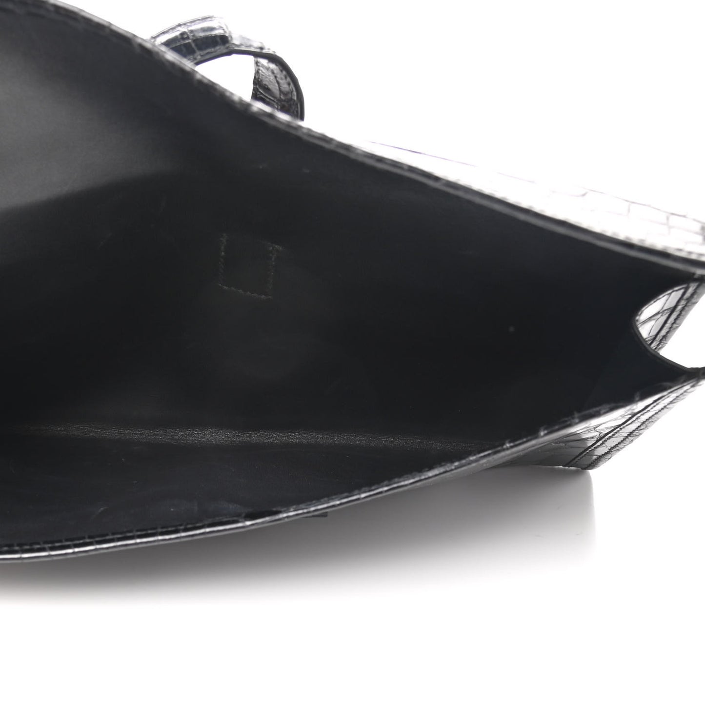 Shiny Niloticus Crocodile Jige Elan 29 Clutch Black