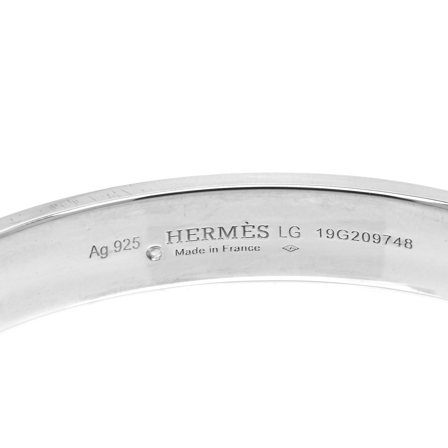 Sterling Silver PM Collier De Chien Bracelet LG