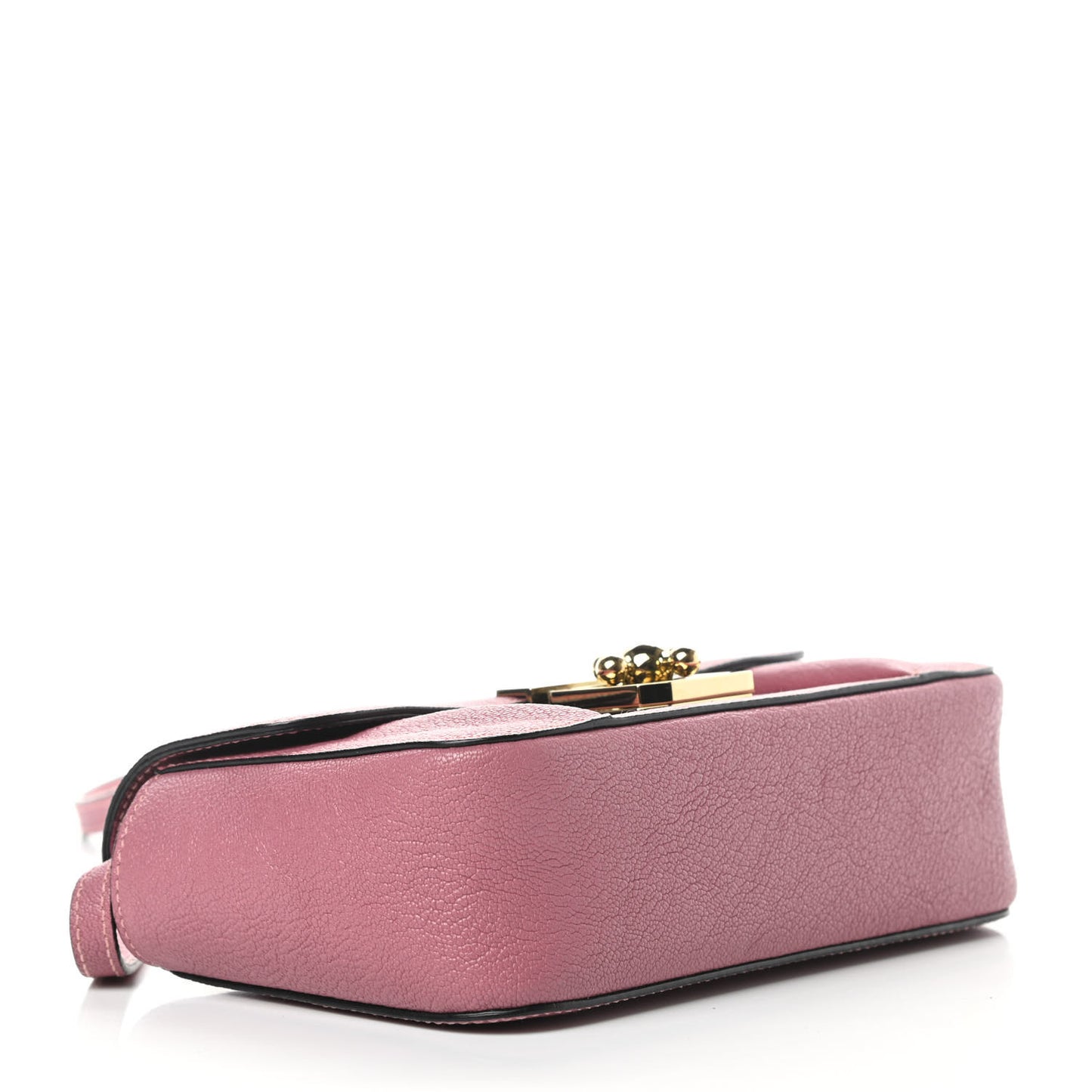 Goatskin Mini Elsie Crossbody Bag Pink