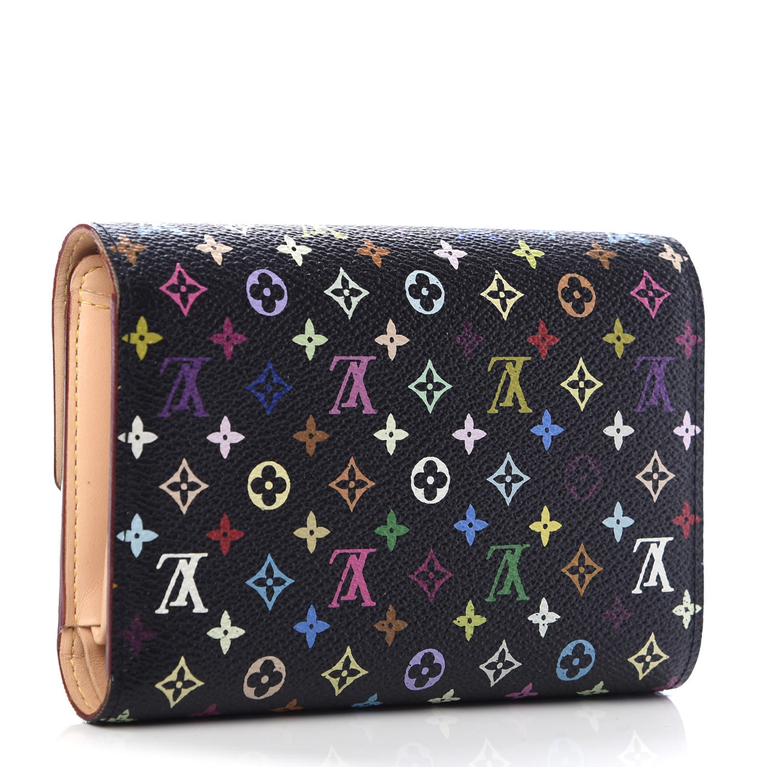 Louis Vuitton Monogram Multicolor Alexandra Wallet Black 3 of 11