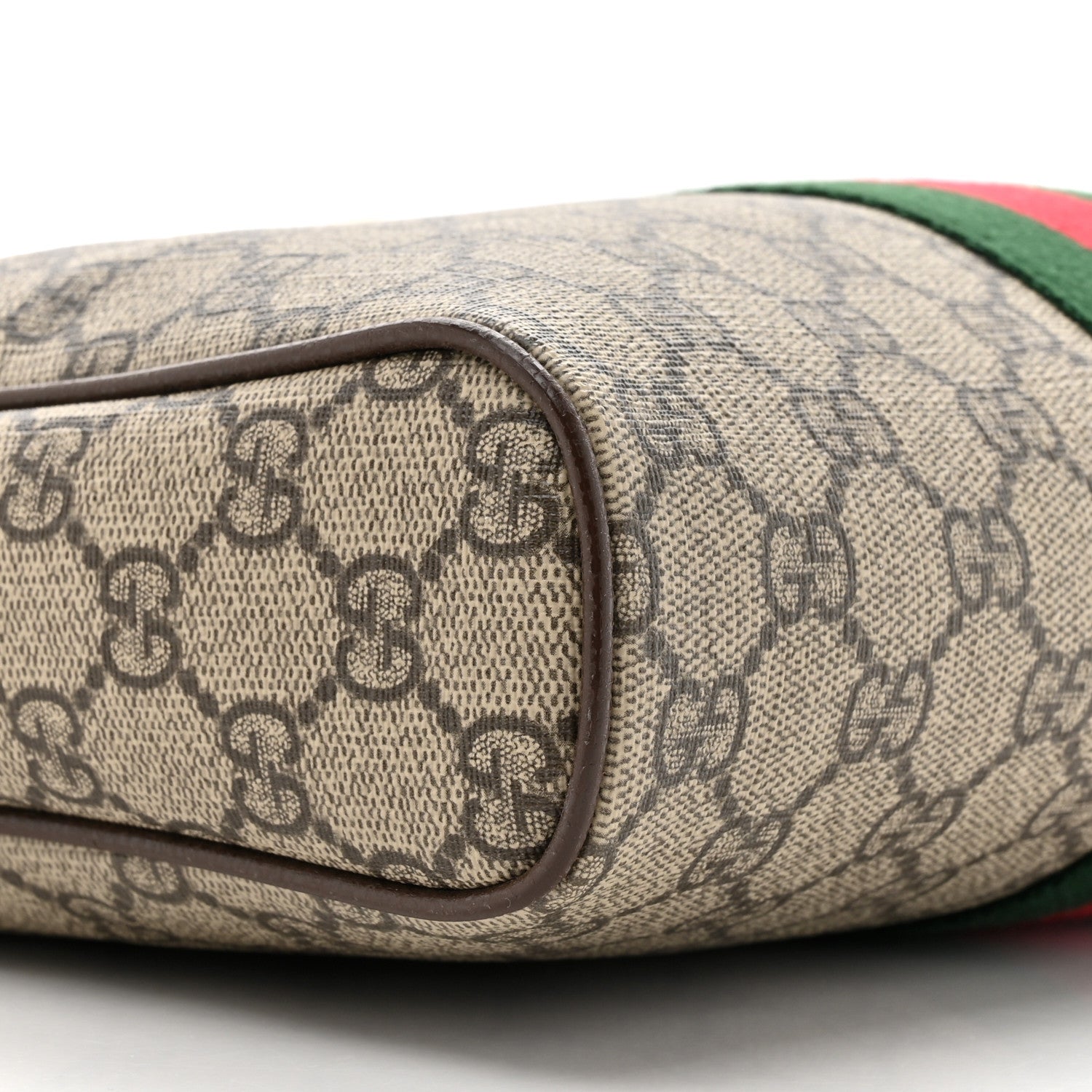 Gucci GG Supreme Monogram Web Medium Ophidia Messenger Bag Brown 10 of 10