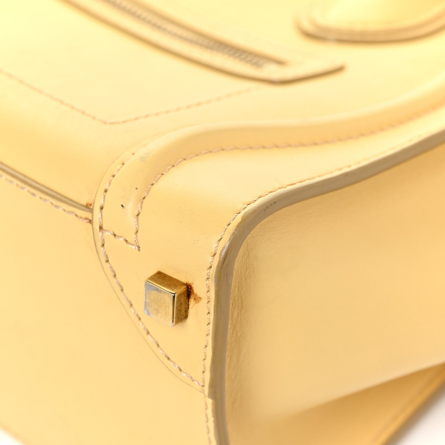 Celine Smooth Calfskin Micro Luggage Butter 13 of 21