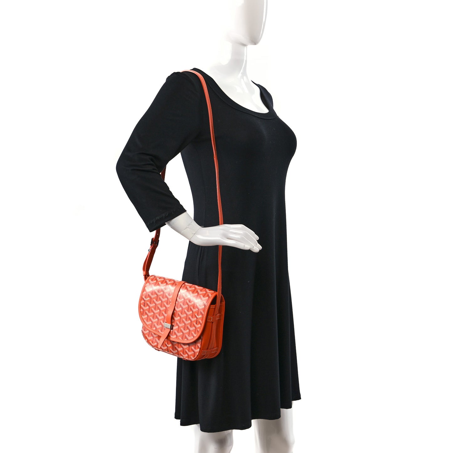 Goyardine Belvedere II PM Messenger Bag Orange
