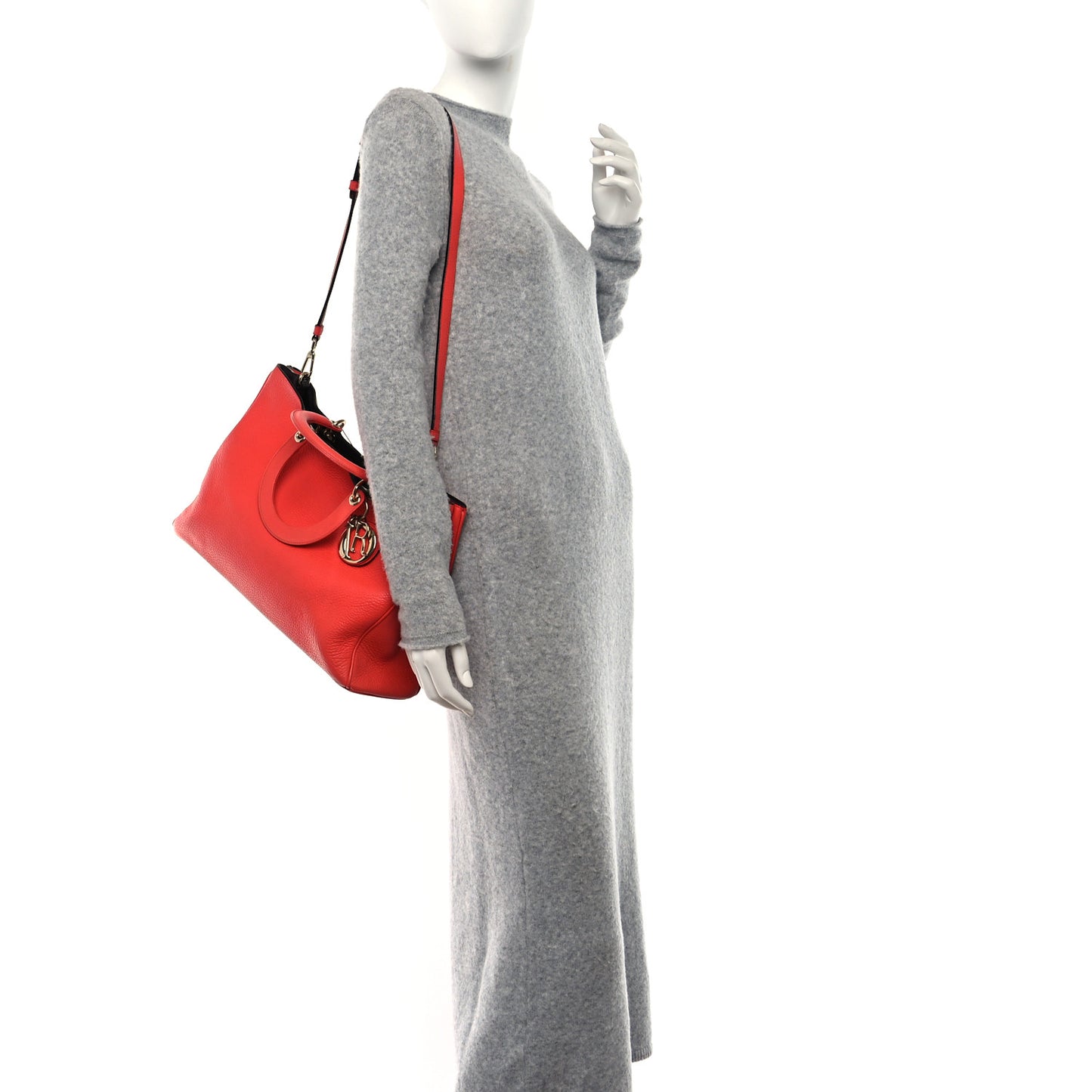 Bullcalf Large Diorissimo Tote True Red