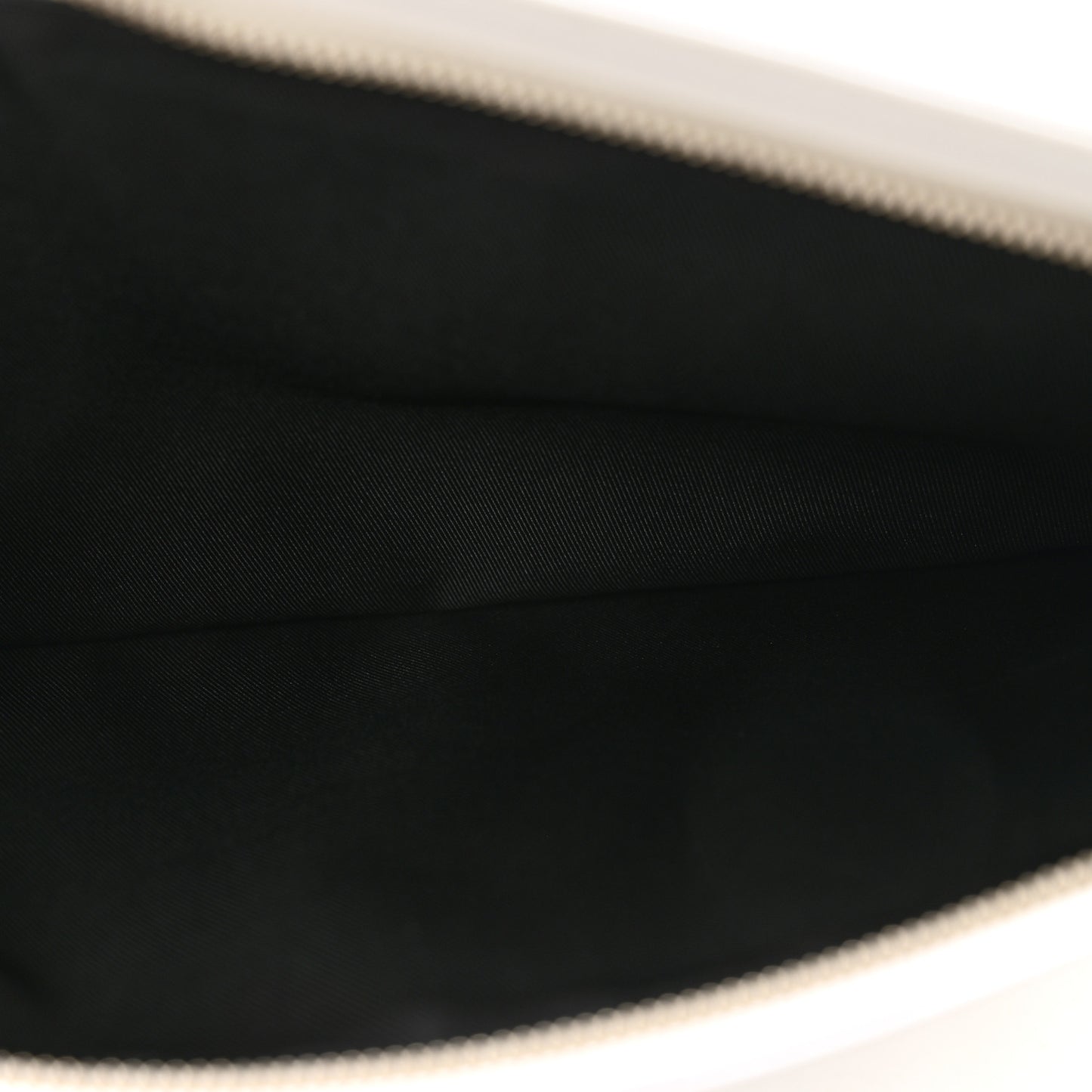 Calfskin Newspaper Print Pouch