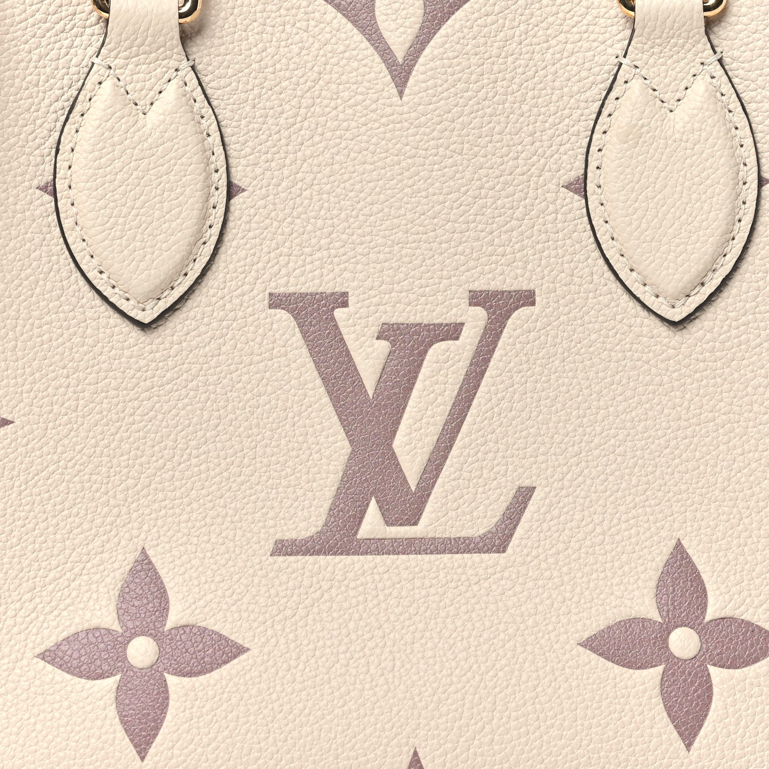 Louis Vuitton Empreinte Monogram Giant Onthego PM Creme Bois de Rose 7 of 9