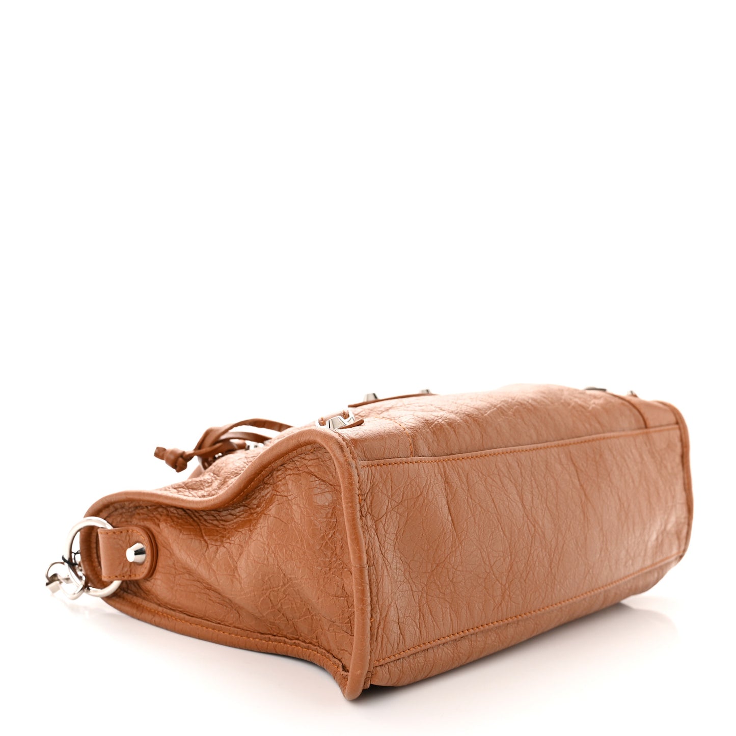 Agneau Classic Silver Hardware S City Camel