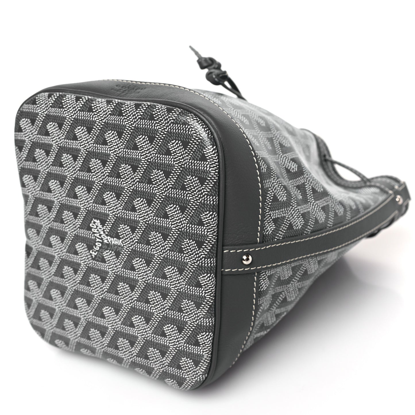 Goyardine Petit Flot Bucket Bag PM Grey