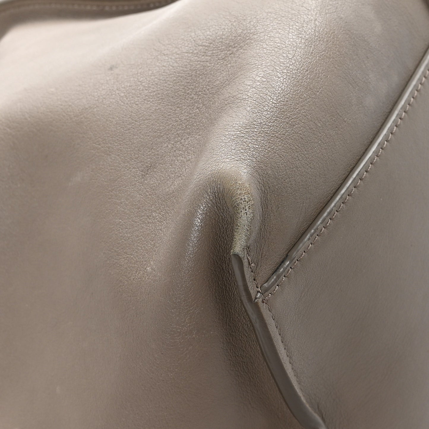 Smooth Calfskin Medium Vick Tote Motty Grey
