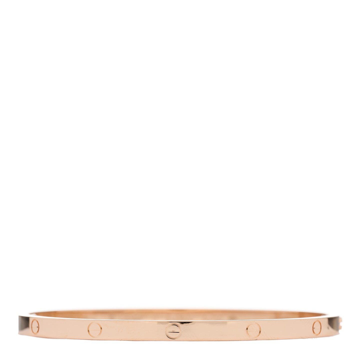 18K Pink Gold Small LOVE Bracelet 17