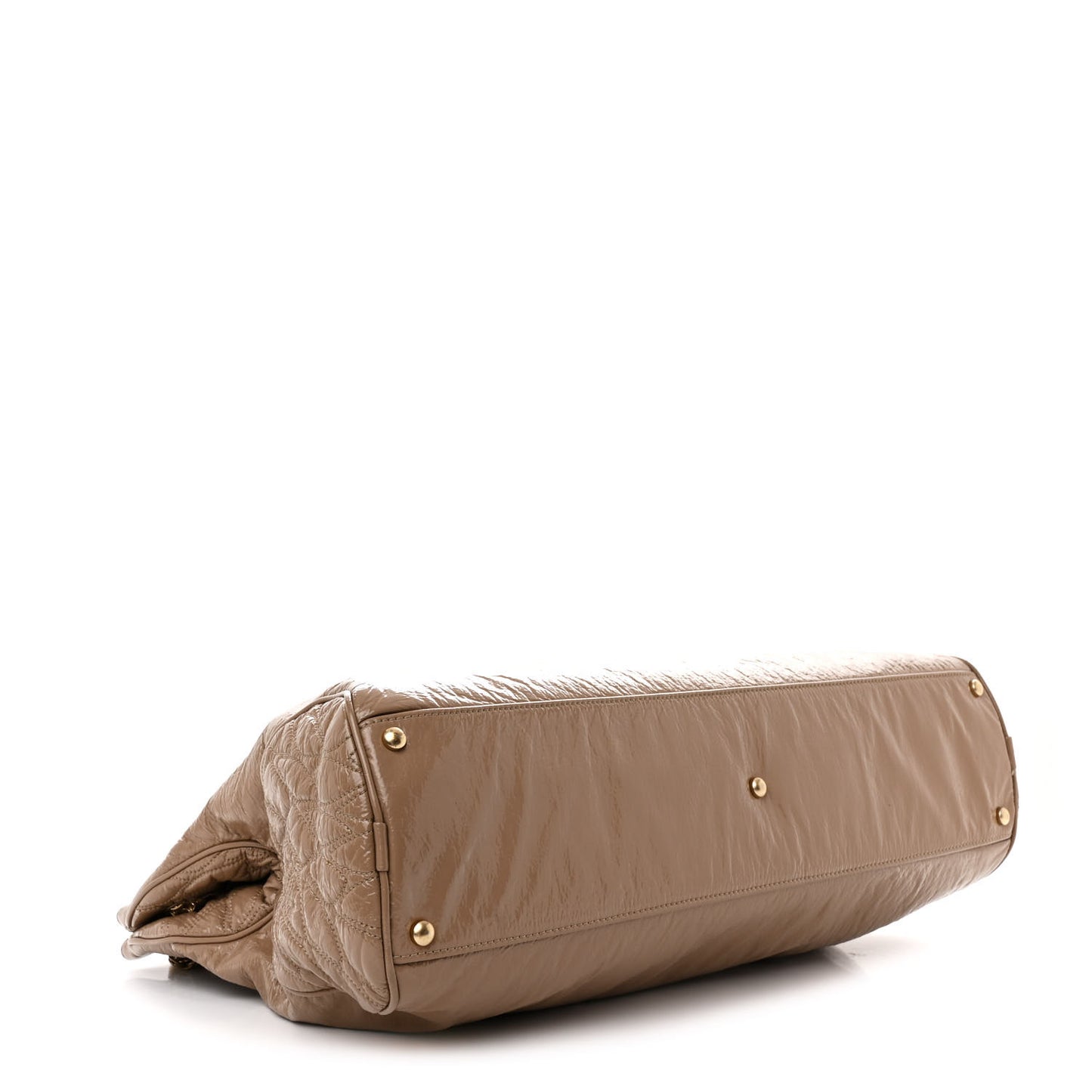 Vinyl Rodeo Tote Beige