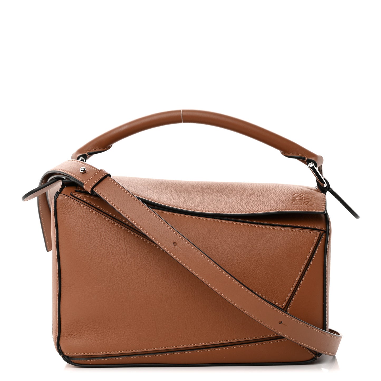 Calfskin Small Puzzle Bag Tan