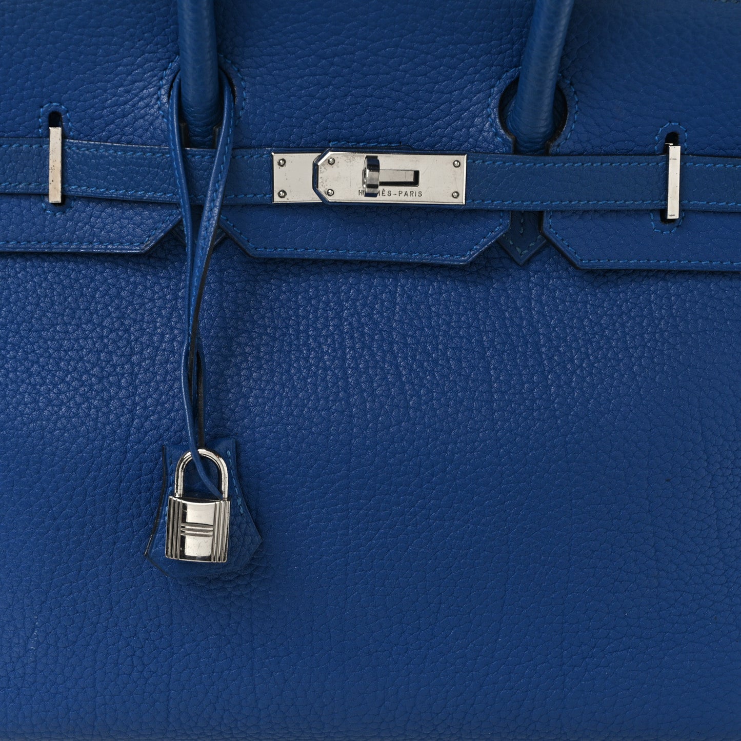 Togo Birkin 35 Bleu Electrique