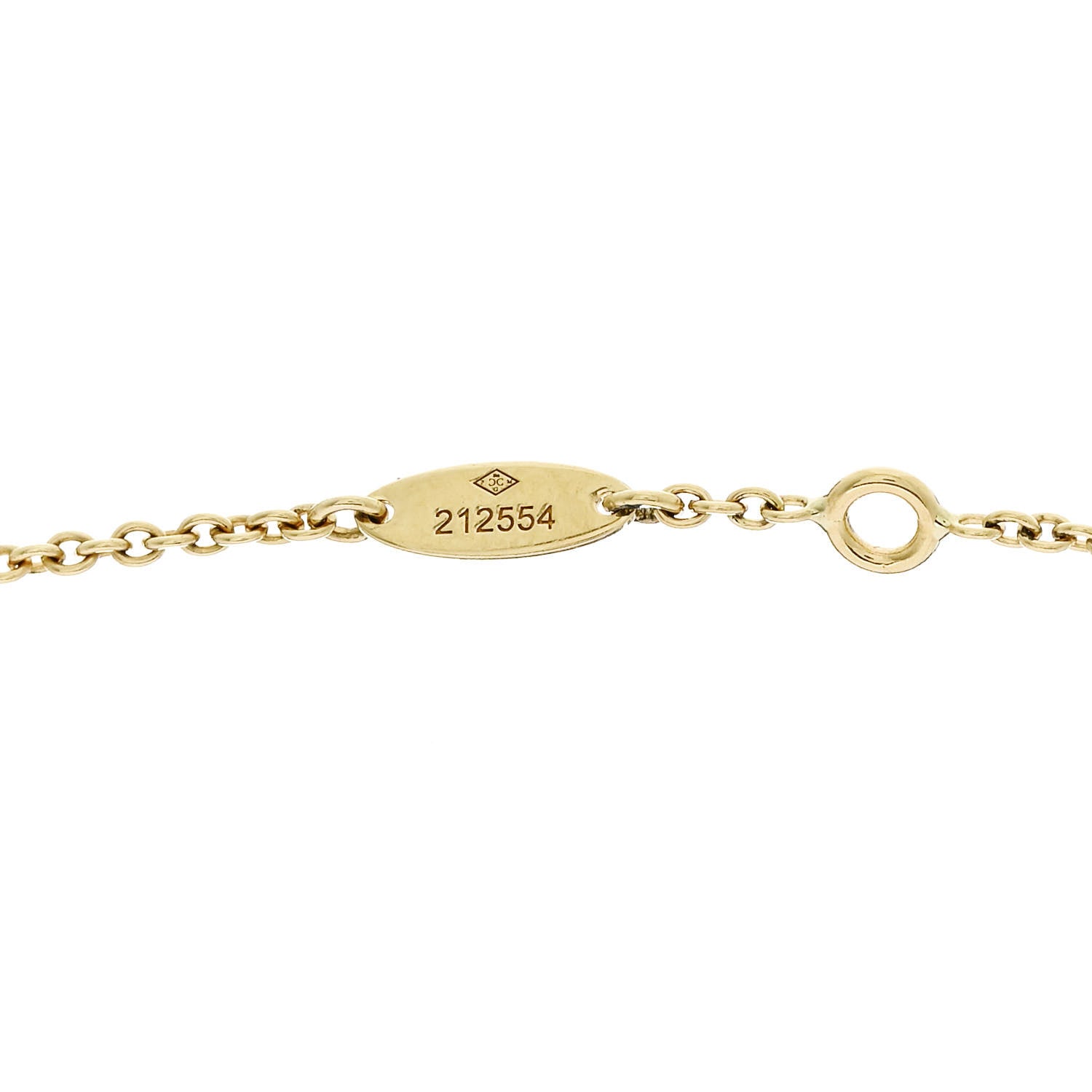 Christian Dior 18K Yellow Gold Diamond Mother of Pearl Rose Des Vents Heart Necklace 6 of 6
